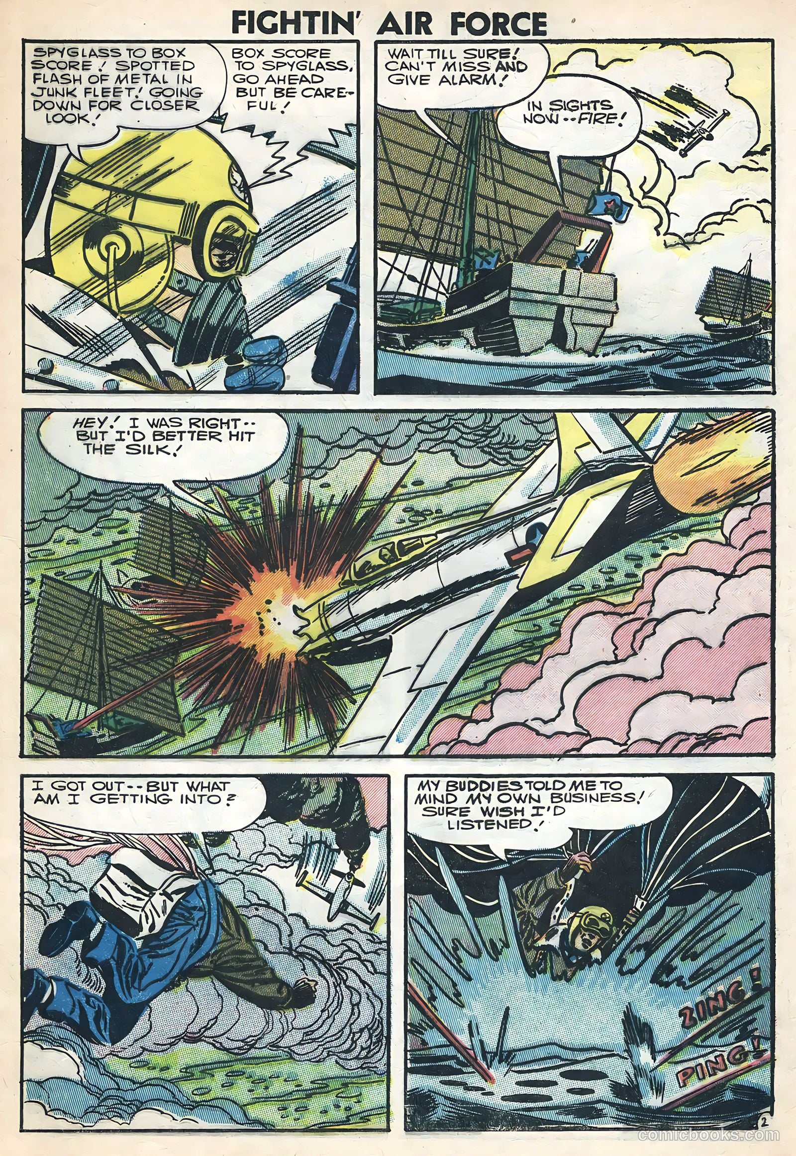 Fightin' Air Force #6 — page 9 of 36