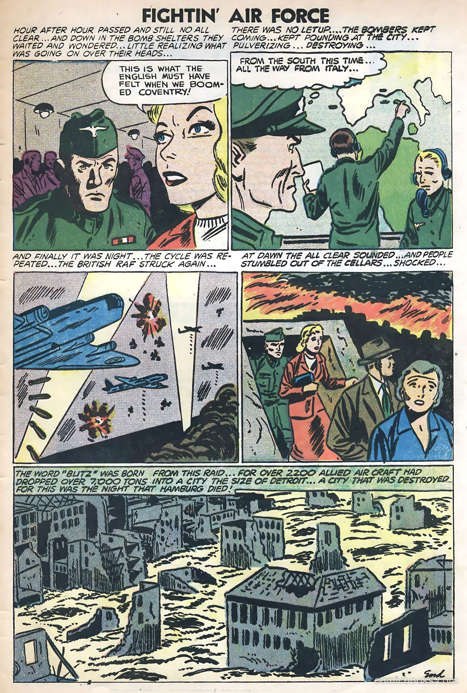 Fightin' Air Force #6 — page 33 of 36