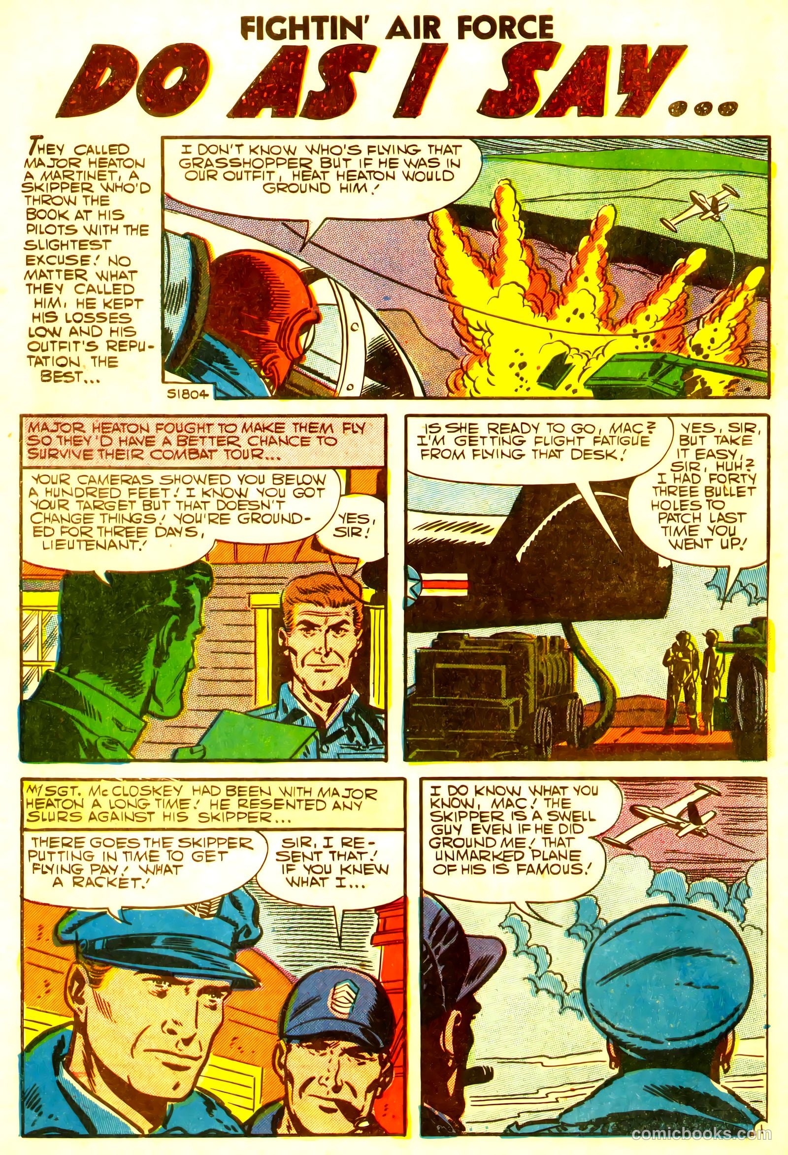 Fightin' Air Force #8 — page 32 of 36