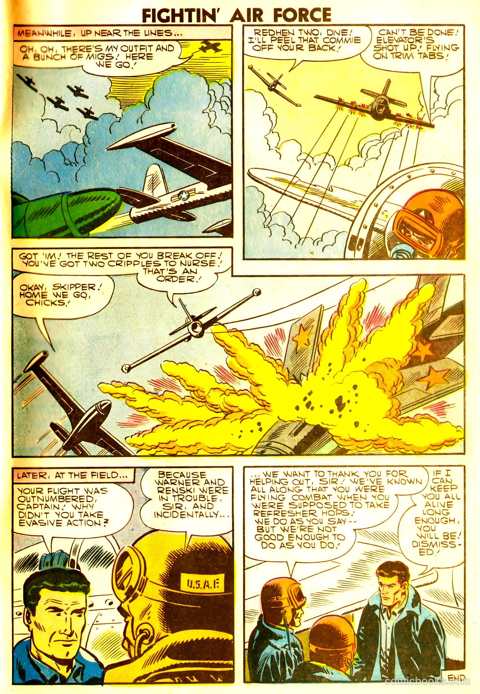 Fightin' Air Force #8 — page 33 of 36