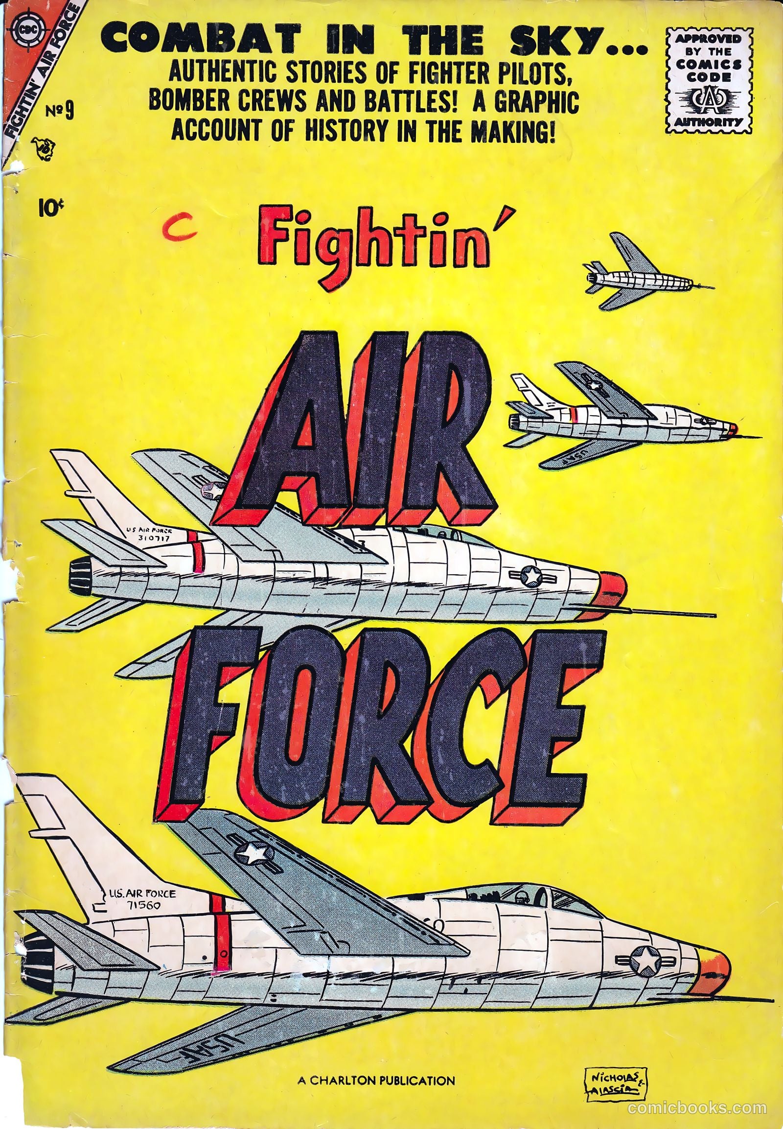 Fightin' Air Force #9 — page 1 of 37