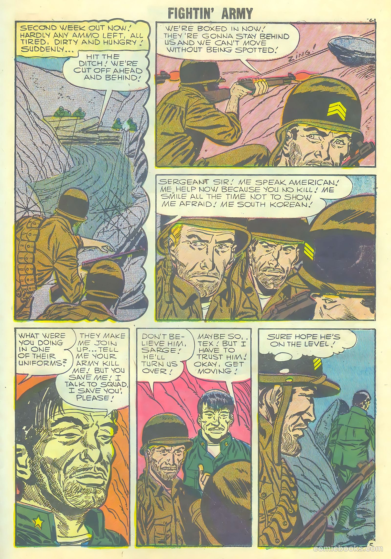 Fightin' Army #20 — page 23 of 36