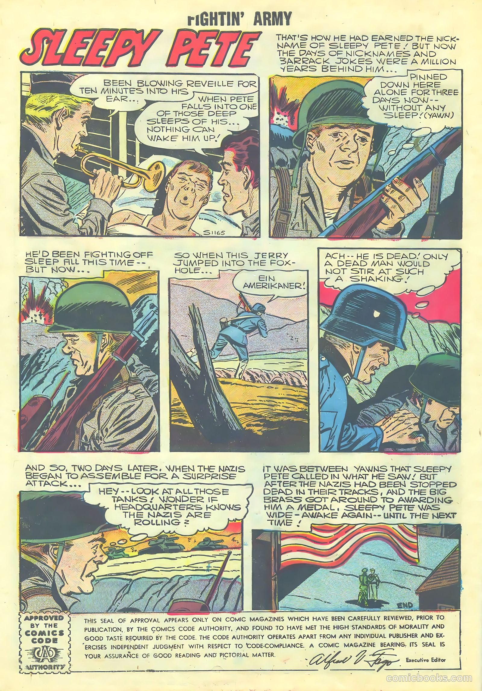 Fightin' Army #20 — page 32 of 36