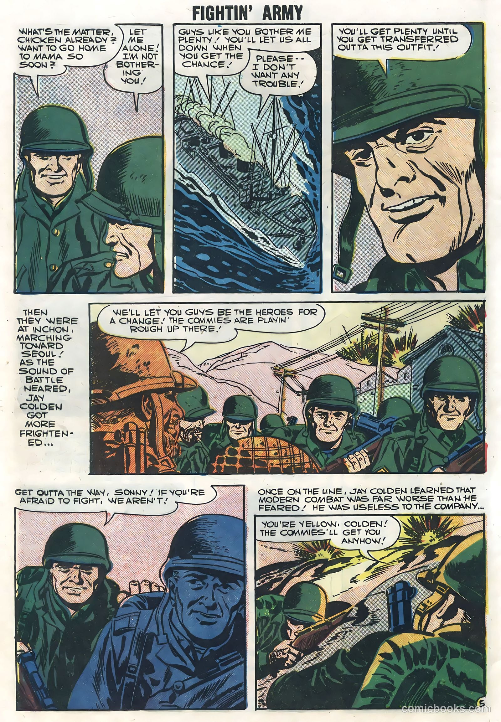 Fightin' Army #22 — page 8 of 36
