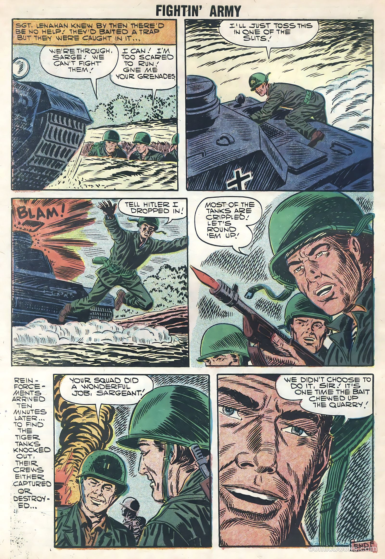 Fightin' Army #23 — page 32 of 36