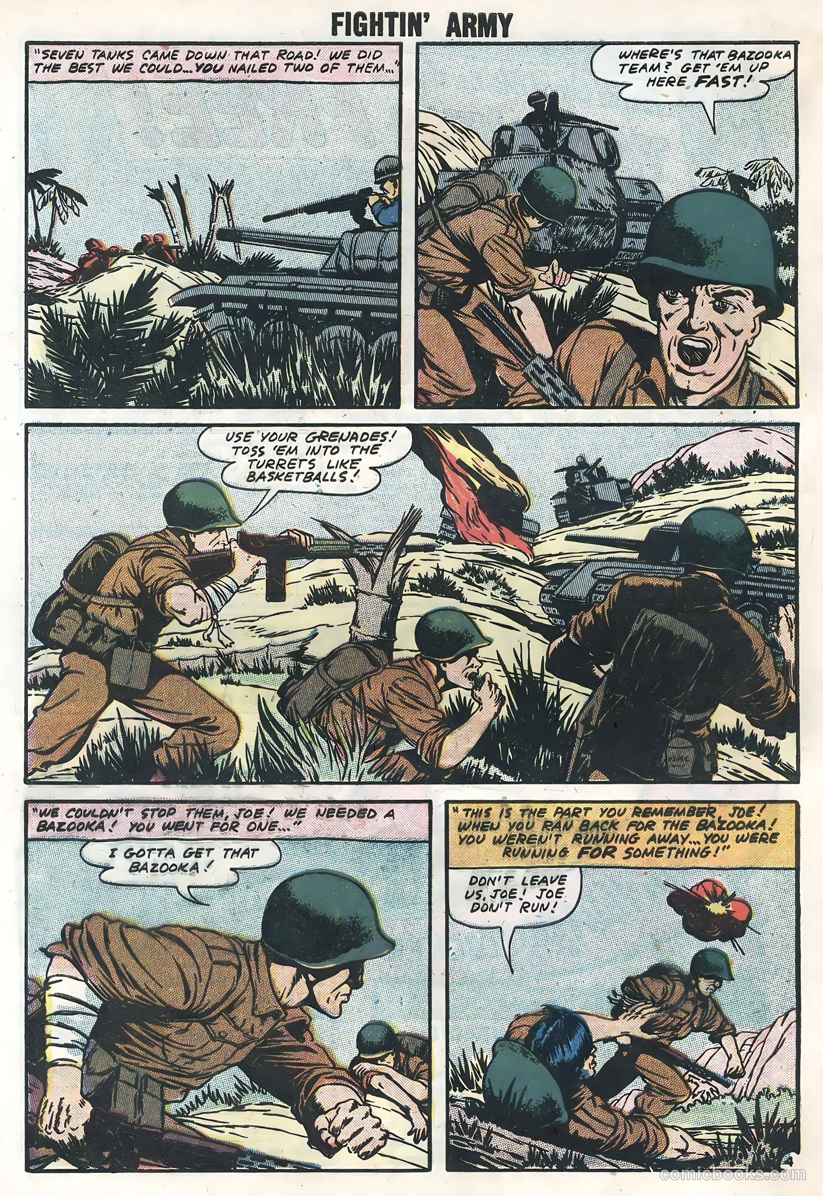Fightin' Army #25 — page 32 of 36