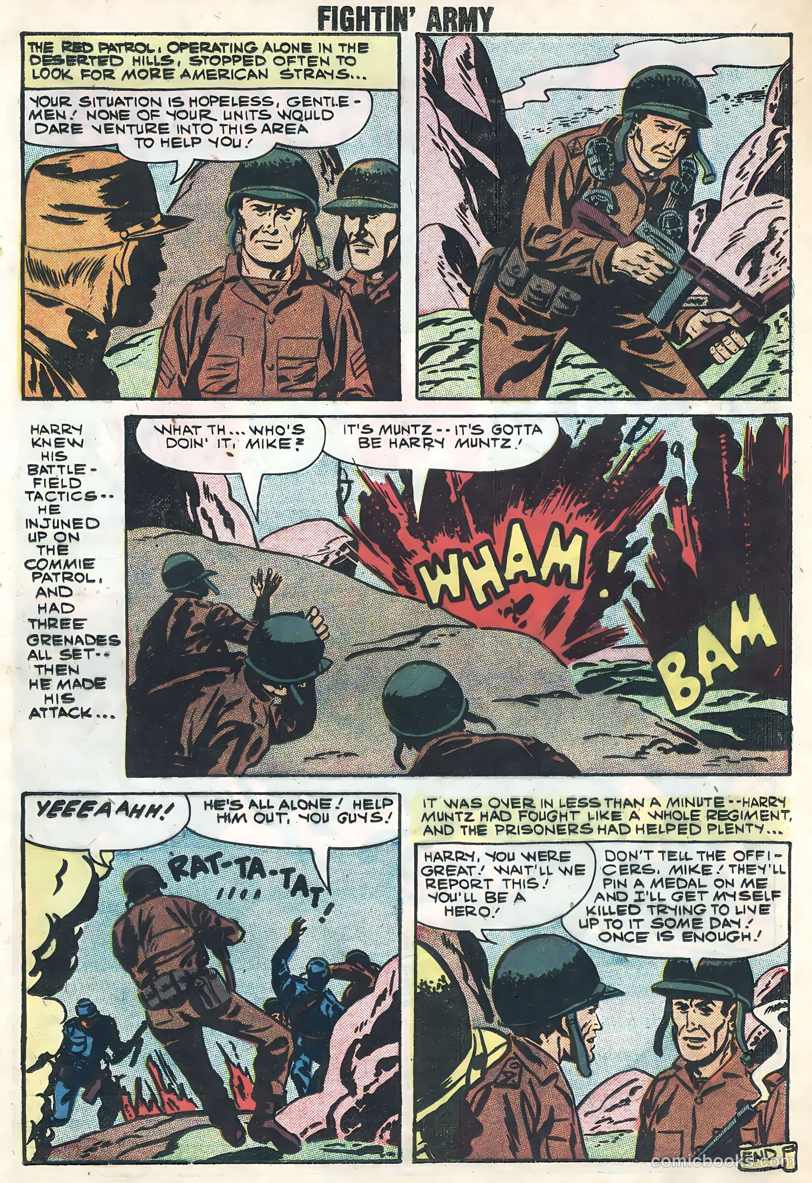 Fightin' Army #28 — page 21 of 36