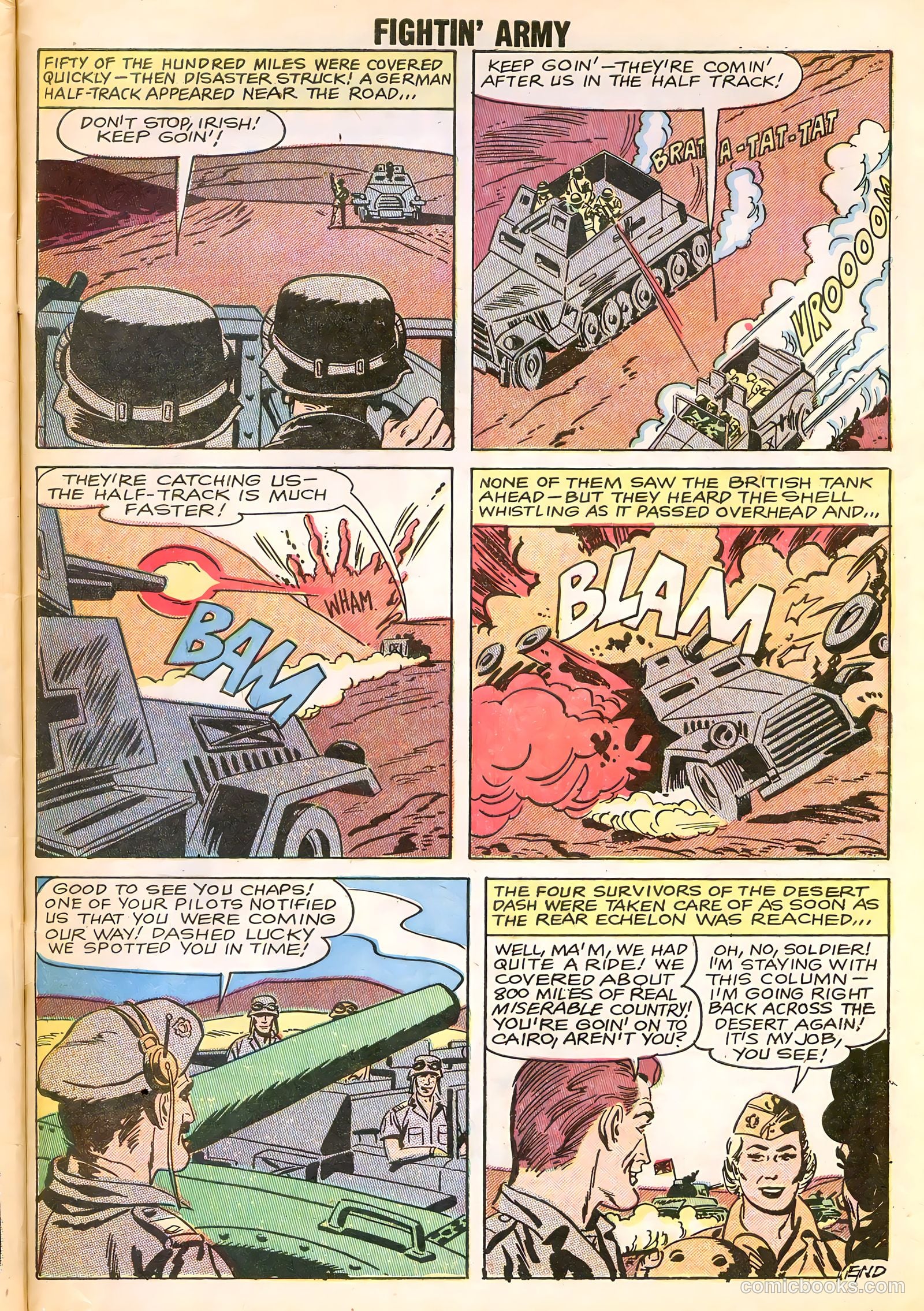 Fightin' Army #30 — page 33 of 36