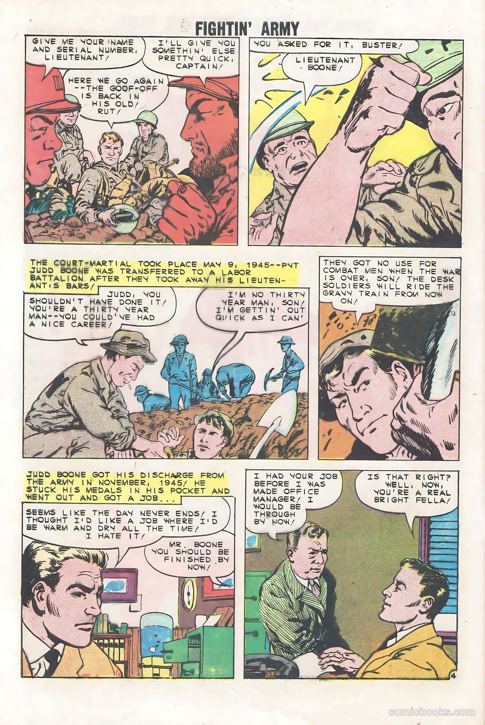 Fightin' Army #33 — page 28 of 36