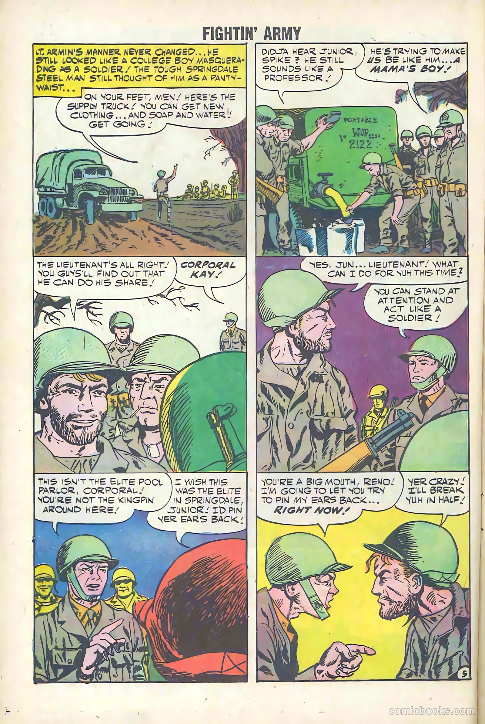 Fightin' Army #34 — page 8 of 36