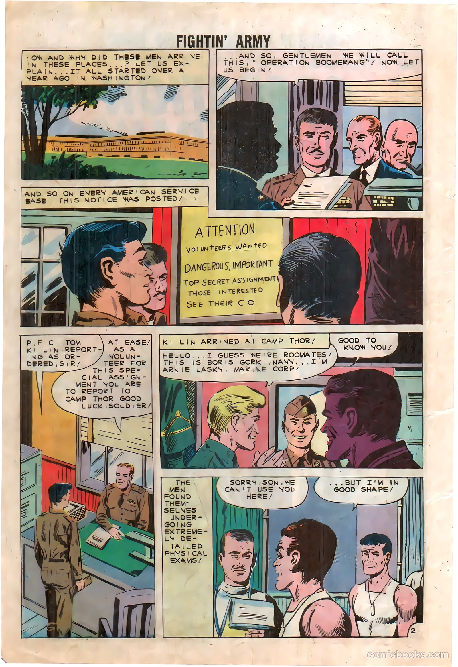 Fightin' Army #43 — page 4 of 36