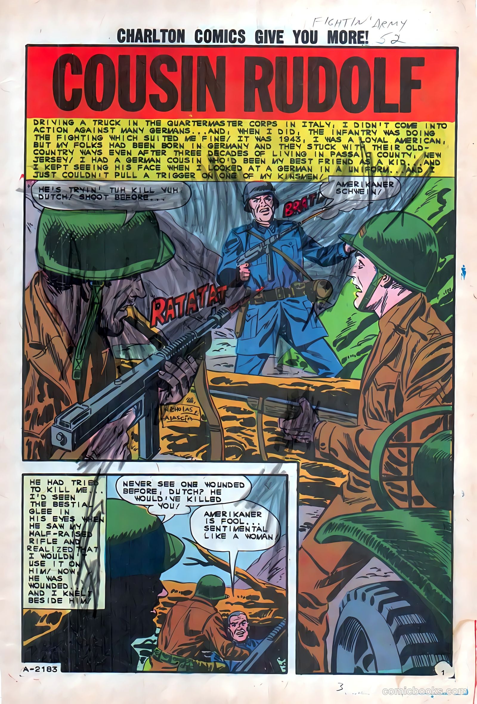 Fightin' Army #52 — page 3 of 36