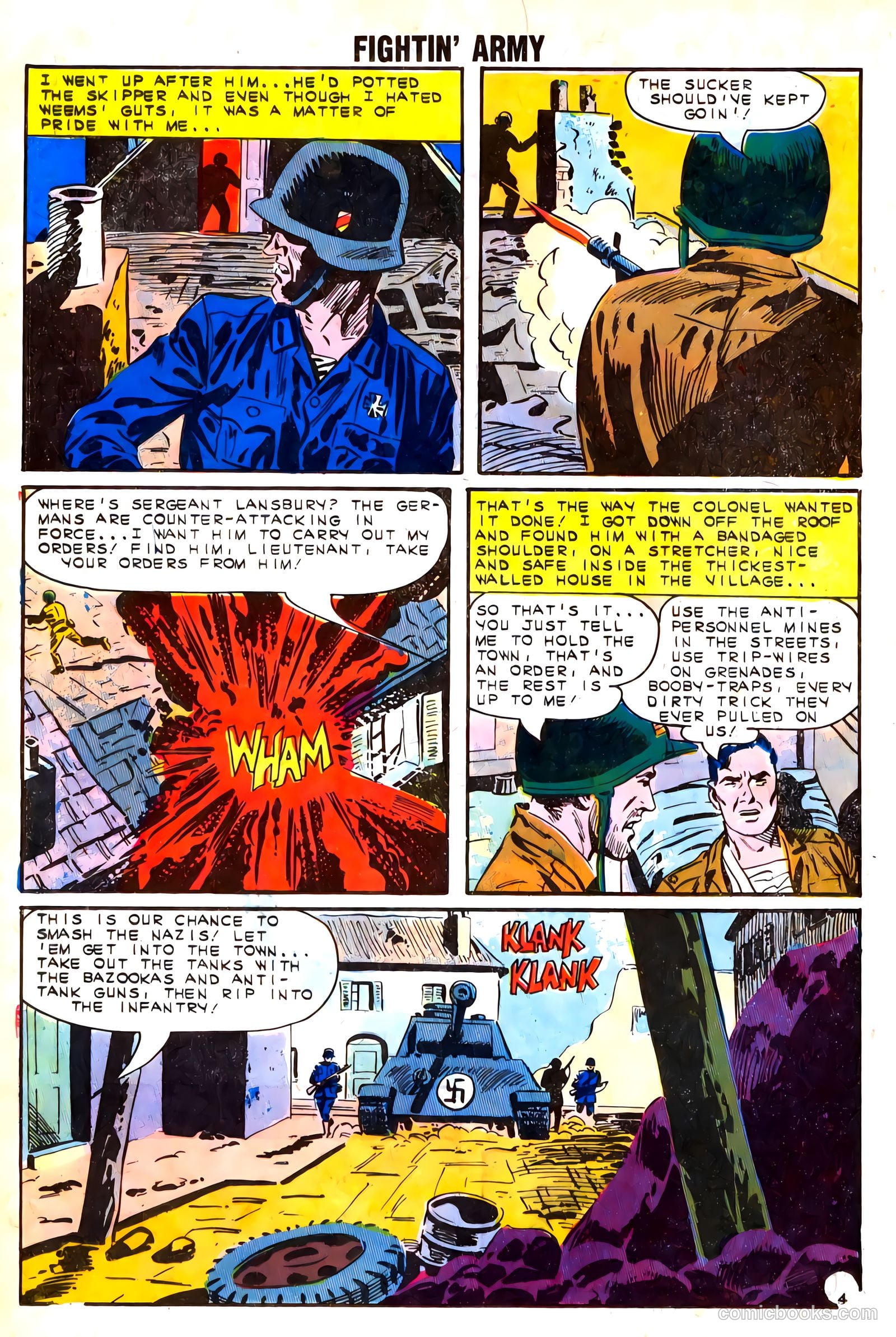 Fightin' Army #54 — page 16 of 36