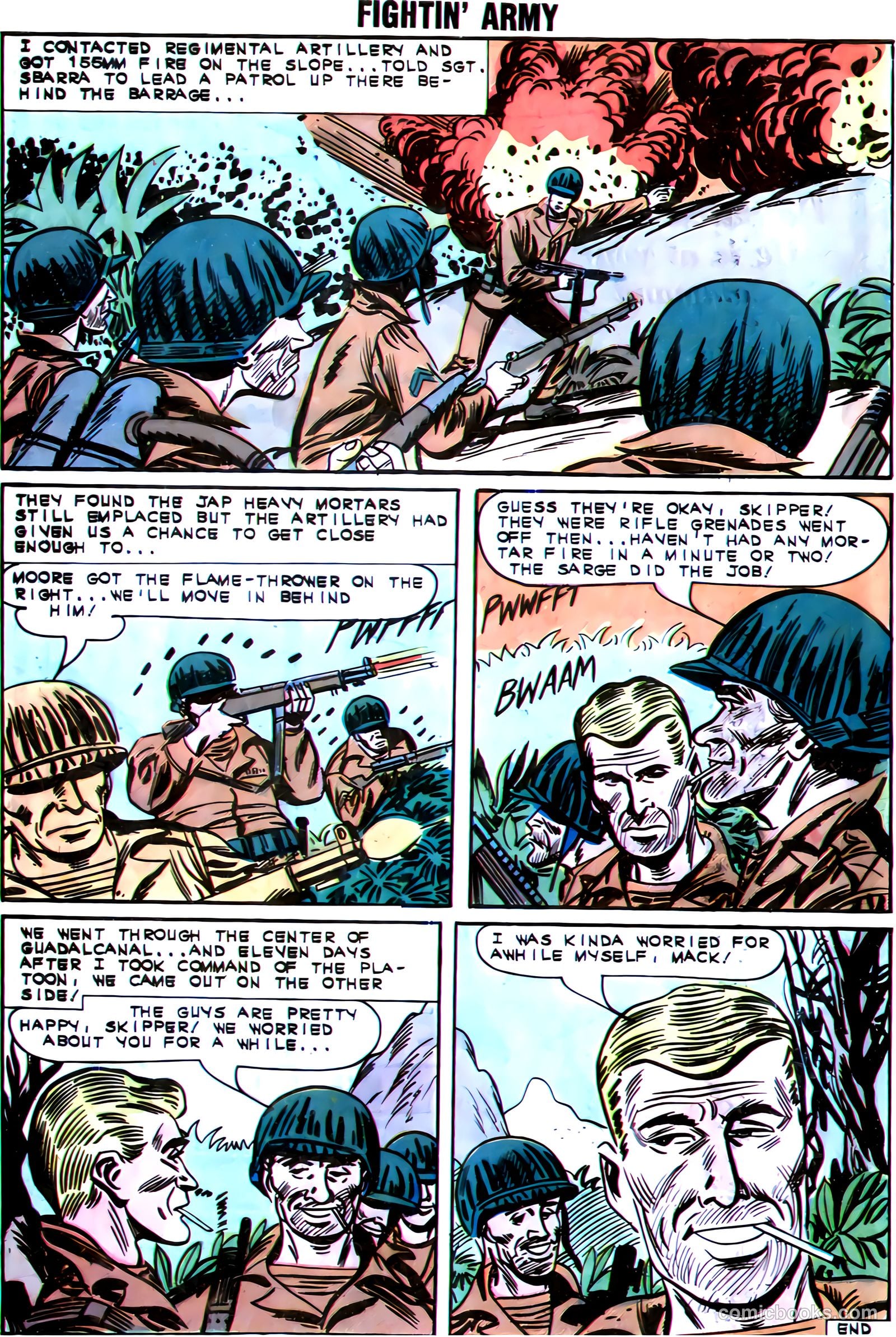 Fightin' Army #55 — page 32 of 36