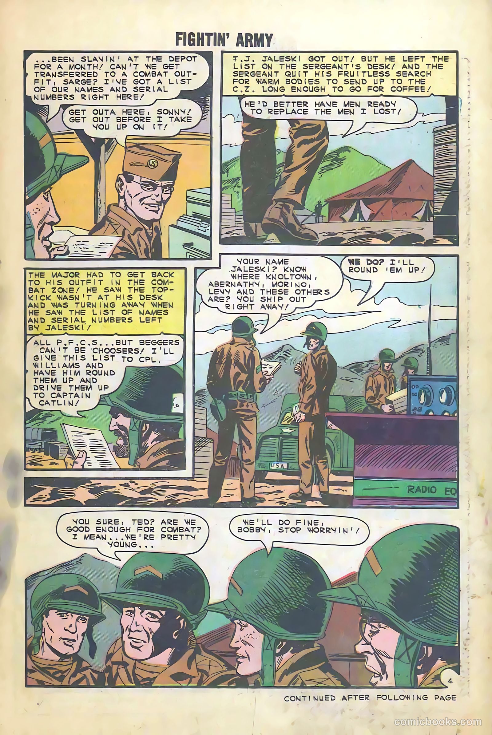 Fightin' Army #63 — page 21 of 36