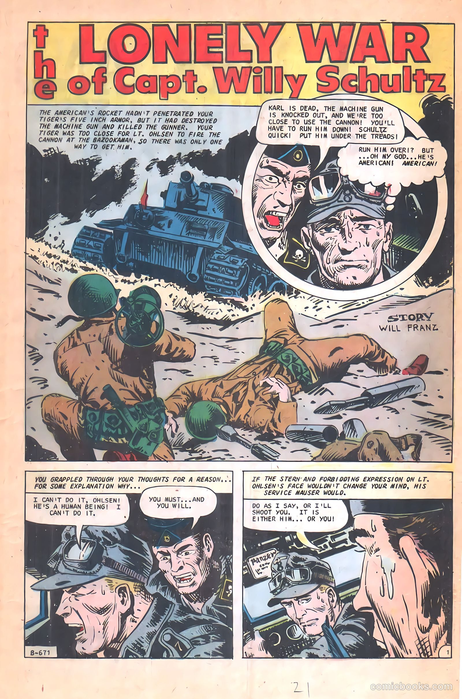 Fightin' Army #77 — page 21 of 36