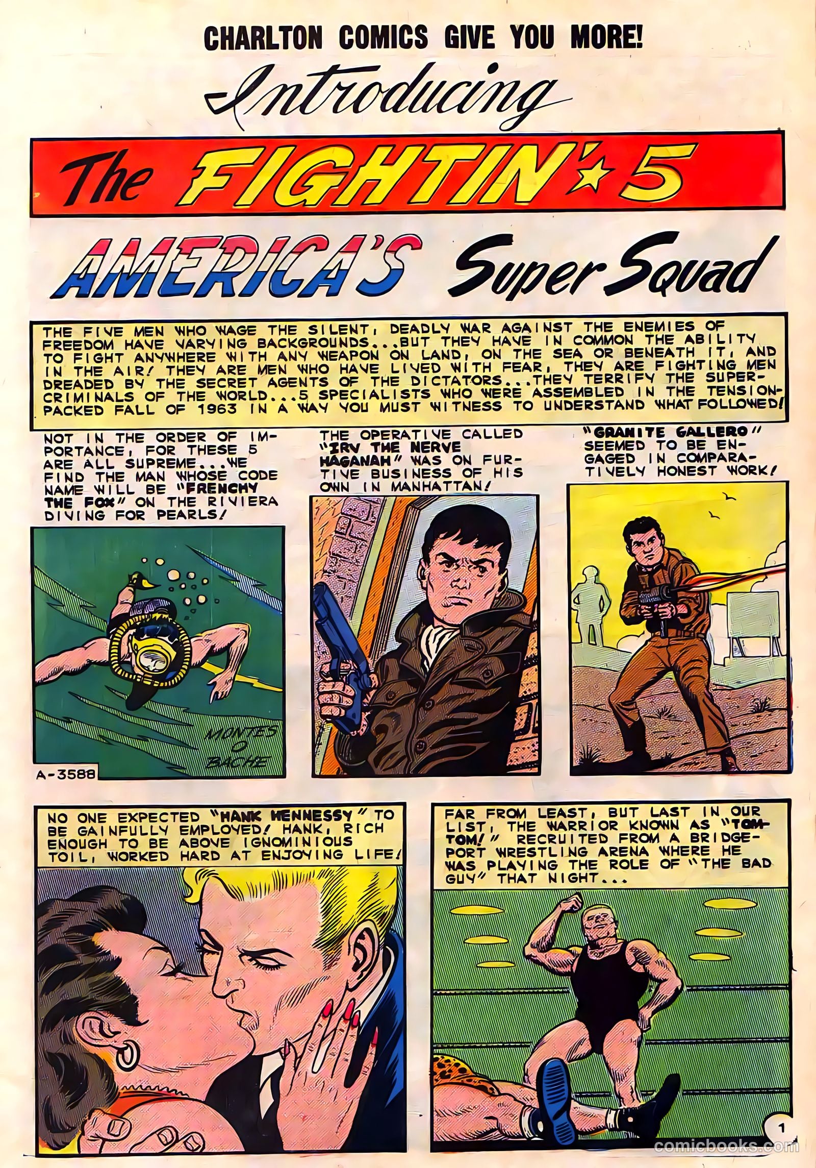 Fightin' Five #28 — page 3 of 36