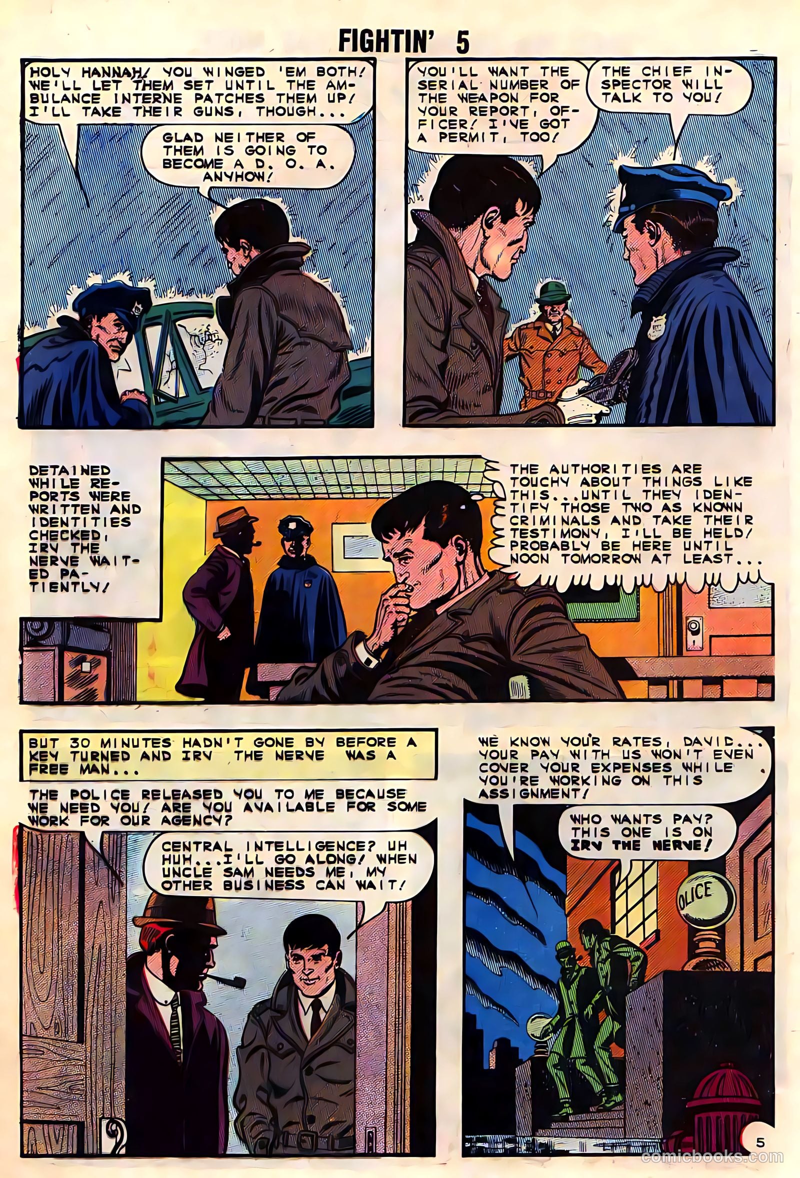 Fightin' Five #28 — page 8 of 36