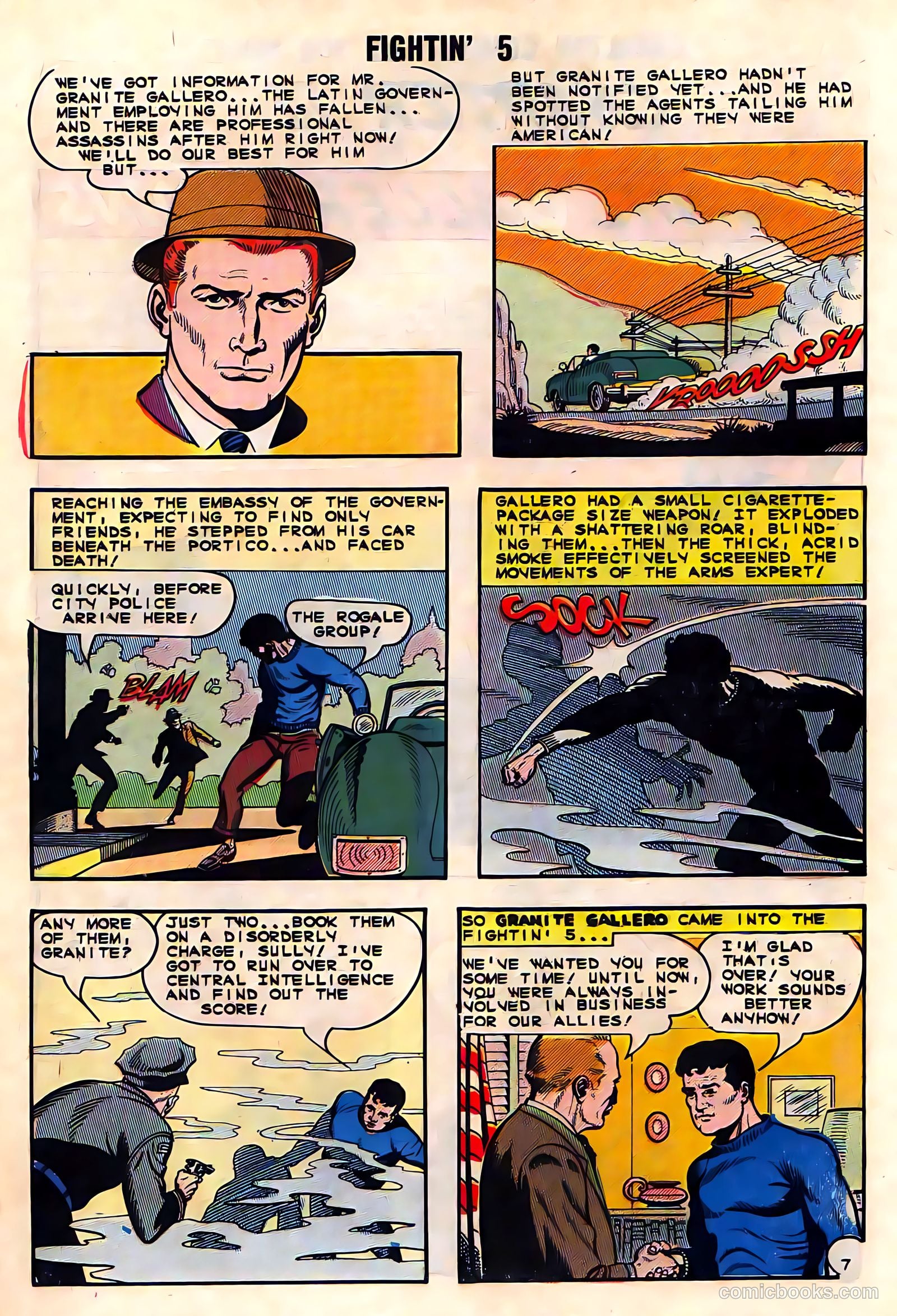 Fightin' Five #28 — page 10 of 36