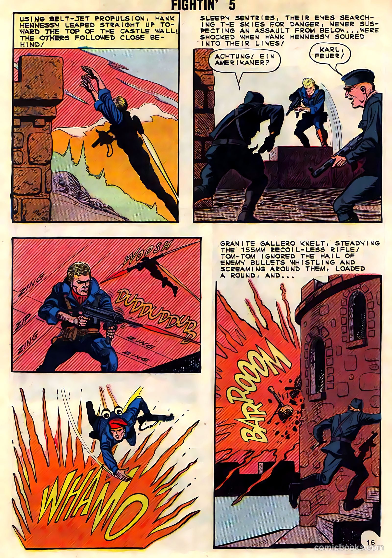 Fightin' Five #28 — page 20 of 36