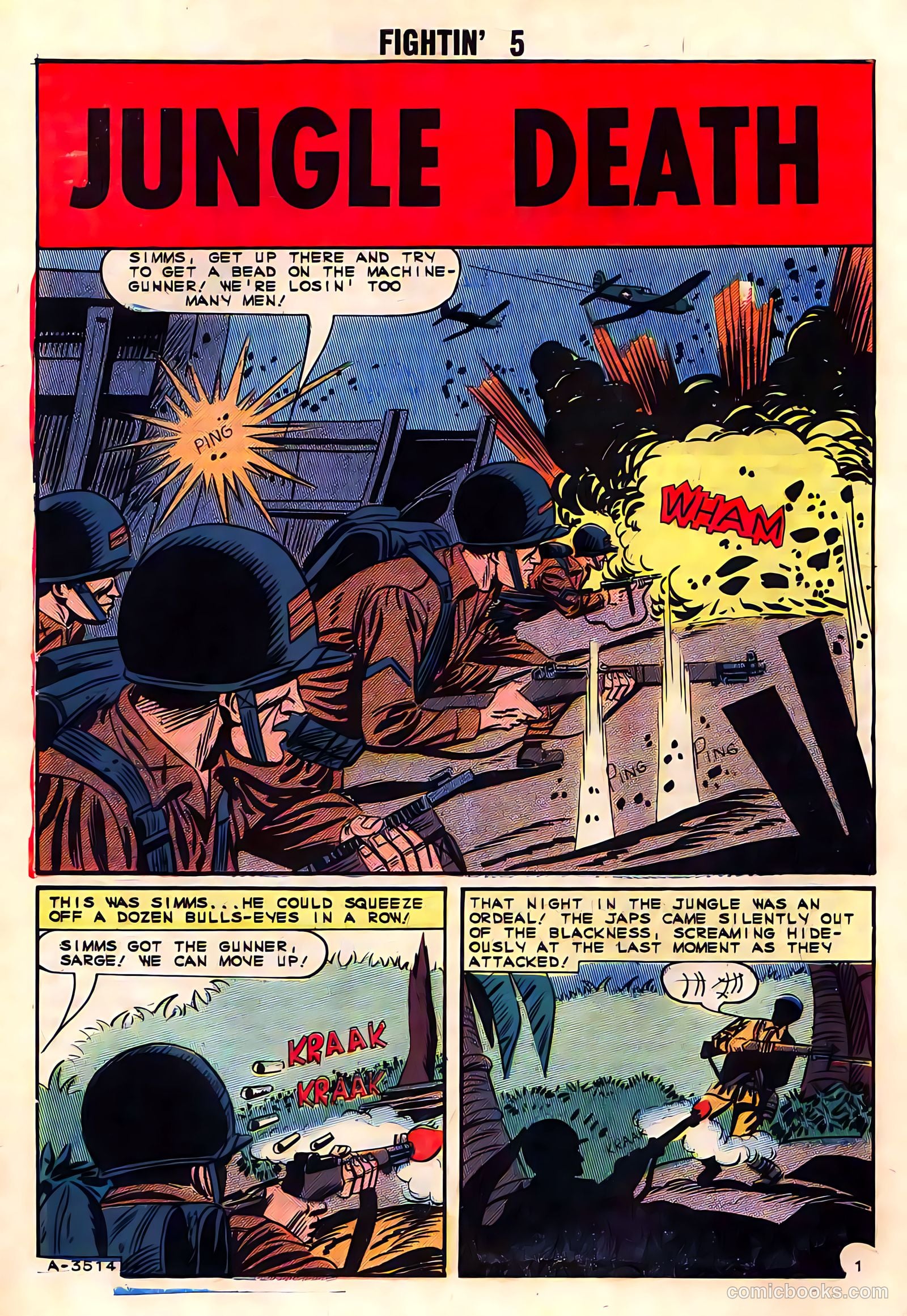 Fightin' Five #28 — page 28 of 36