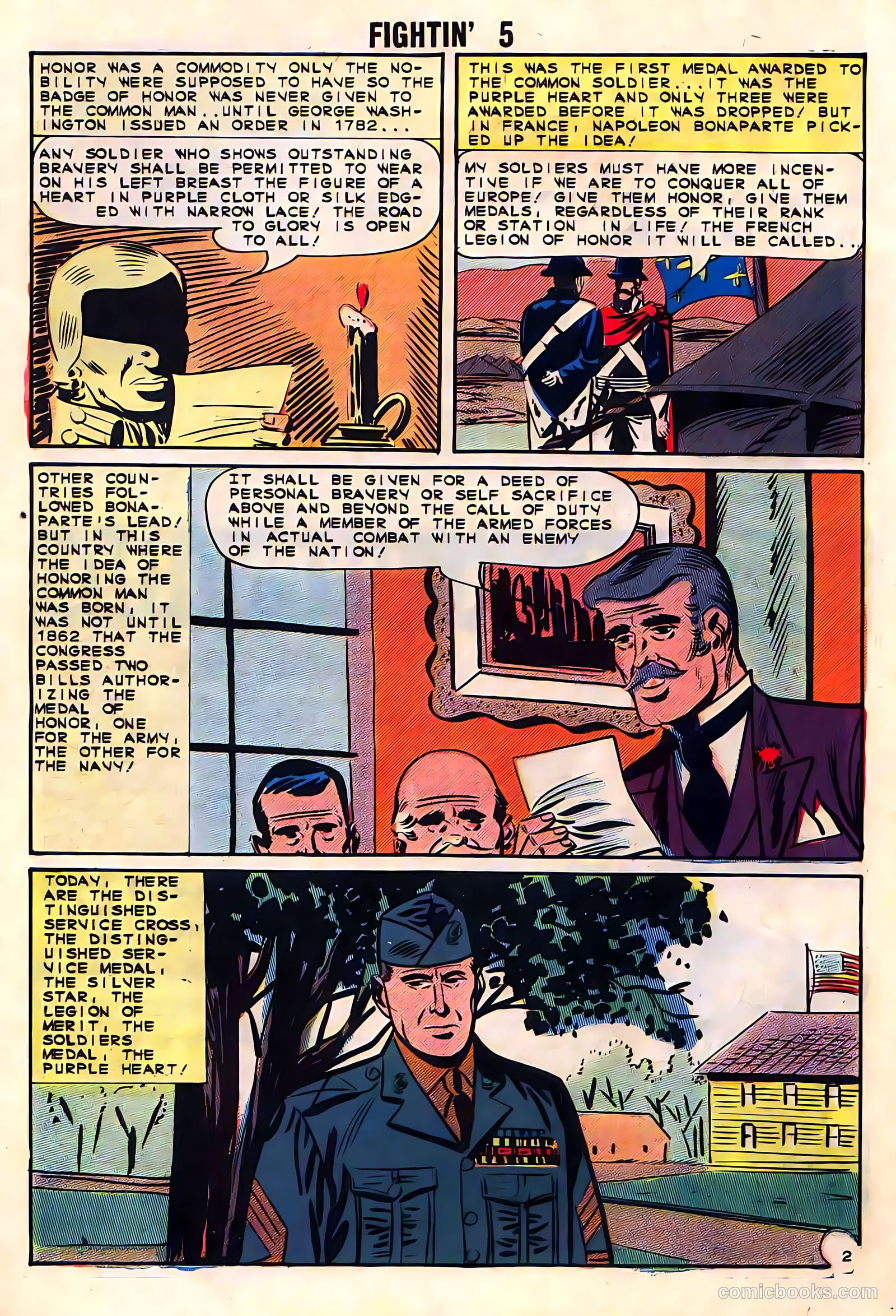 Fightin' Five #28 — page 32 of 36