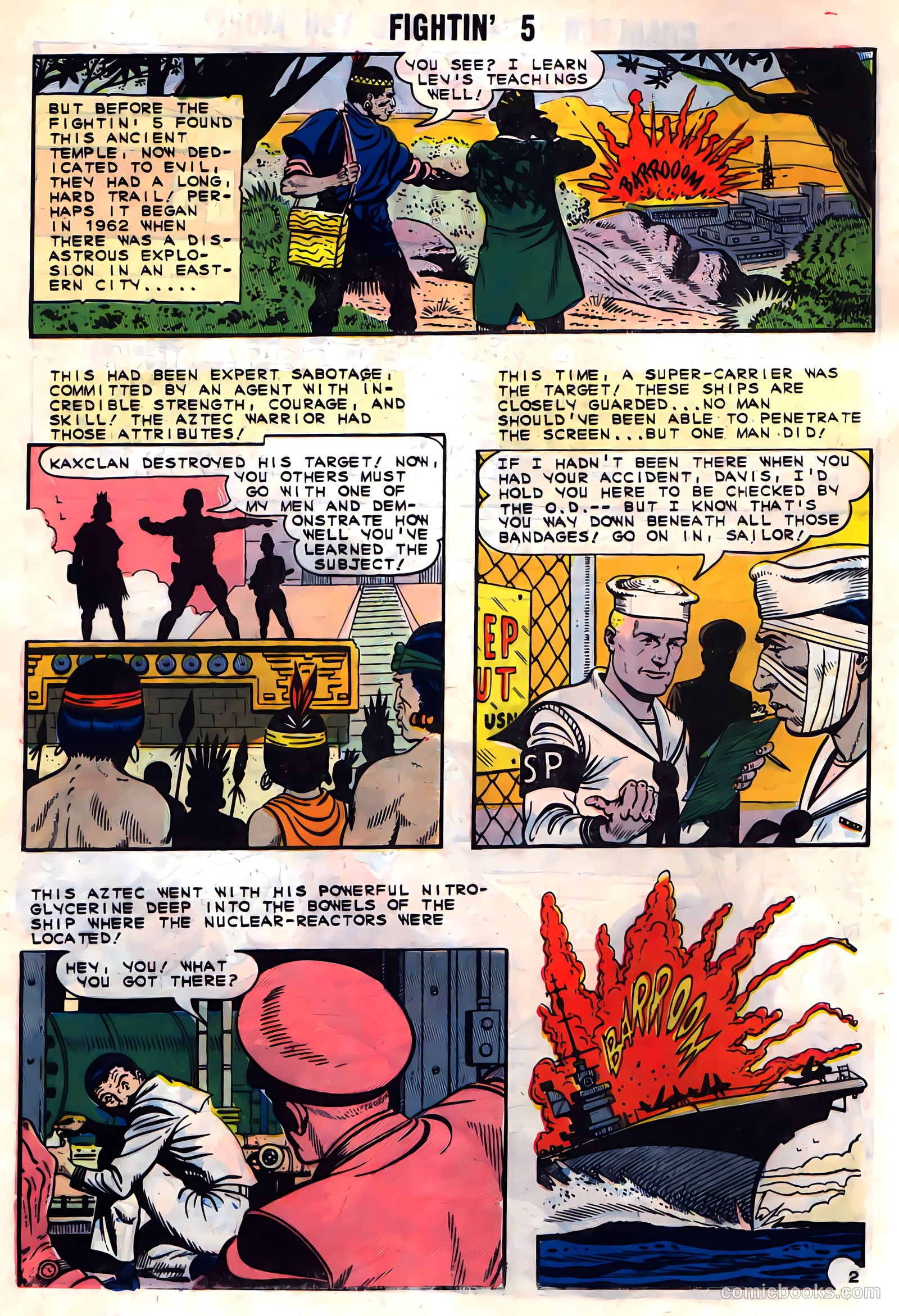 Fightin' Five #29 — page 4 of 36