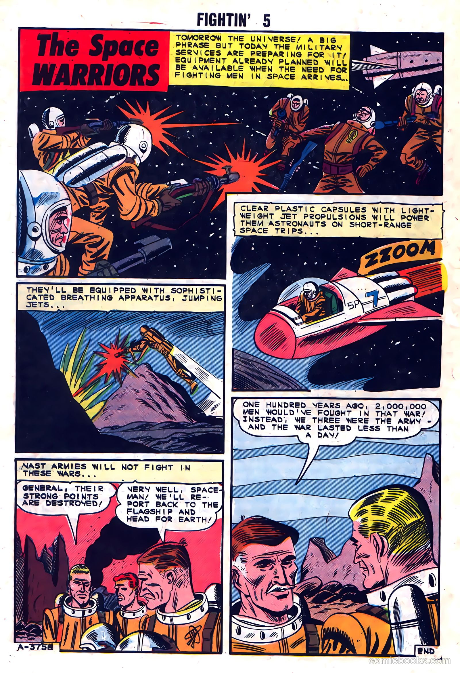 Fightin' Five #29 — page 28 of 36