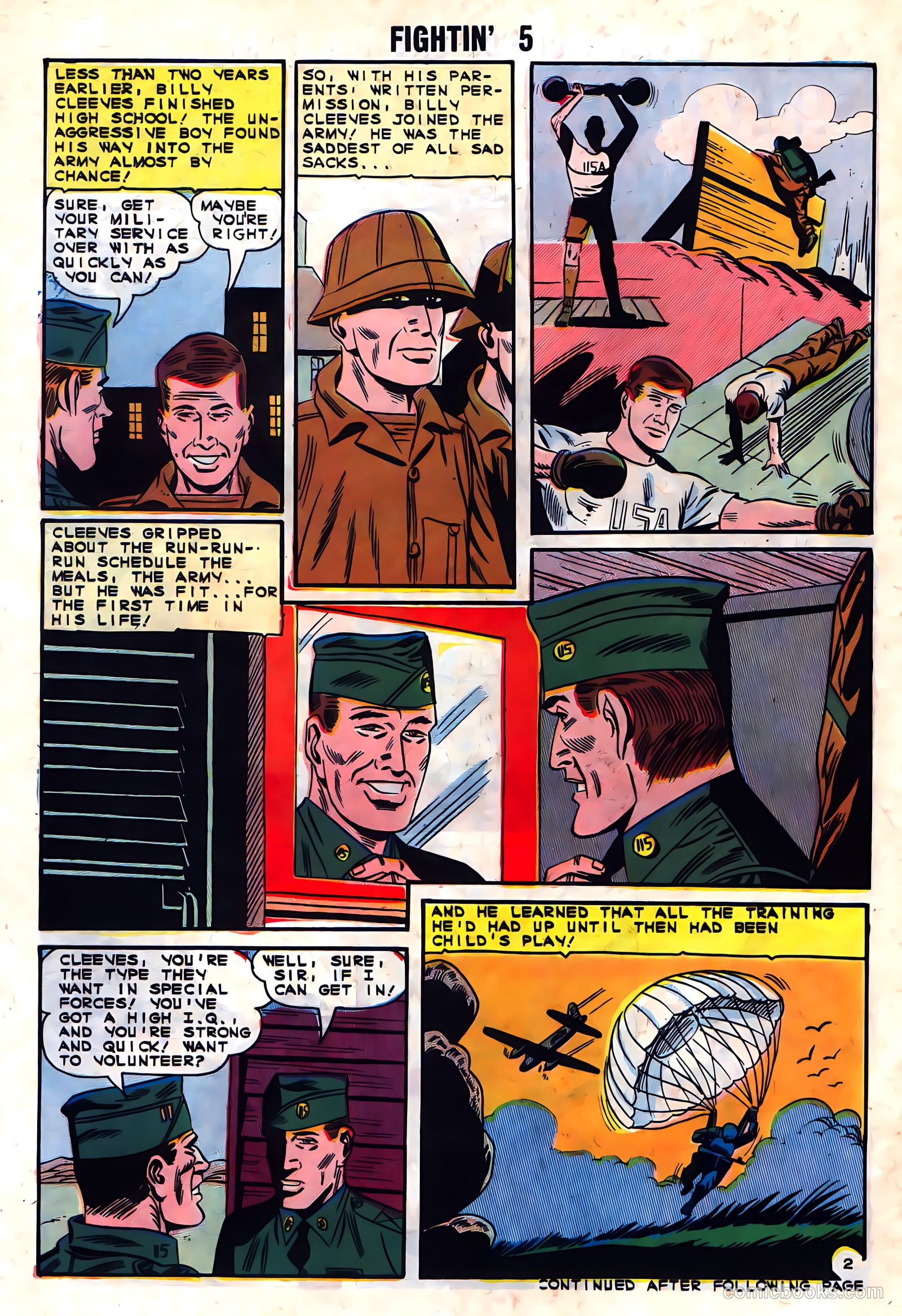 Fightin' Five #29 — page 30 of 36