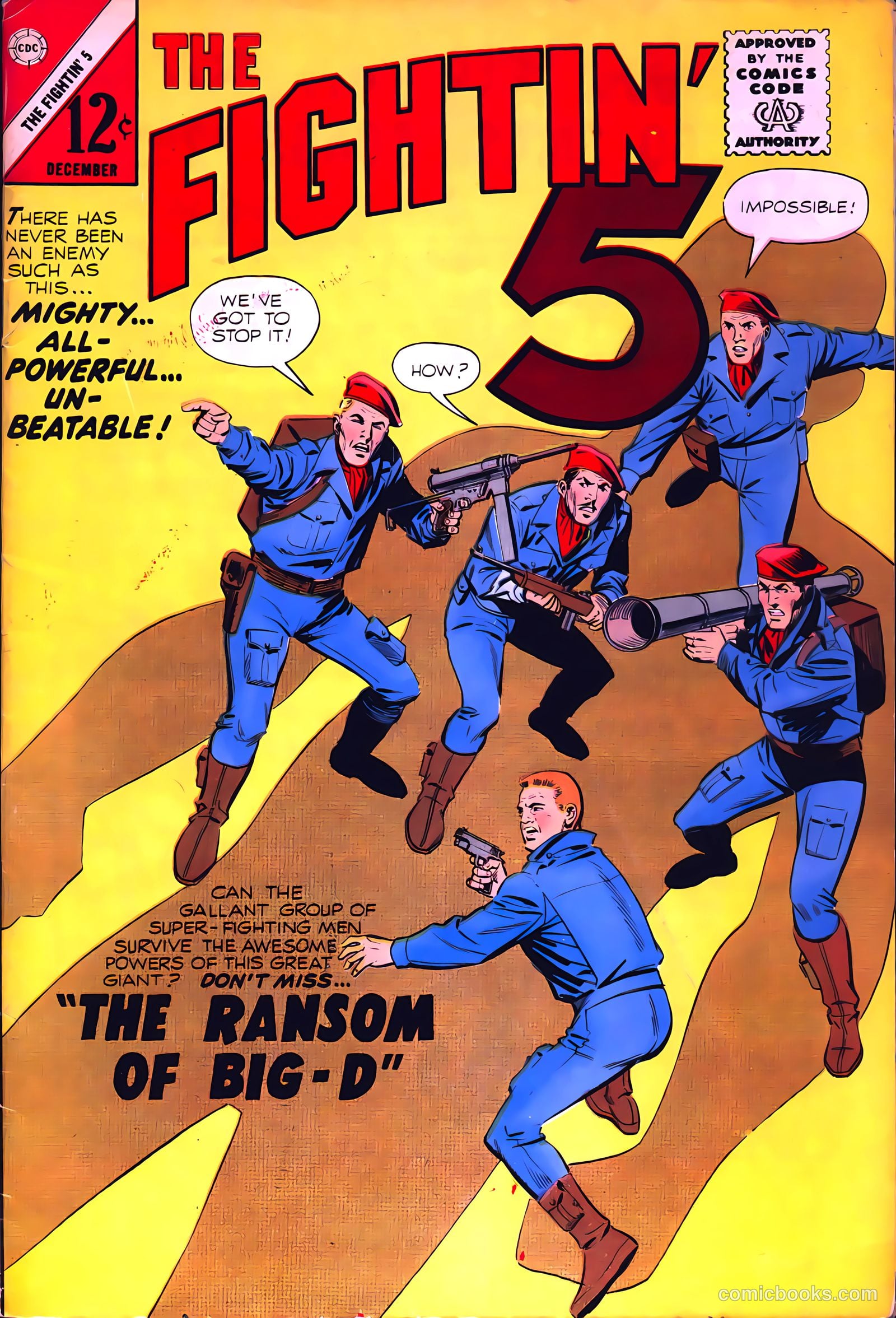 Fightin' Five #30 — page 1 of 36