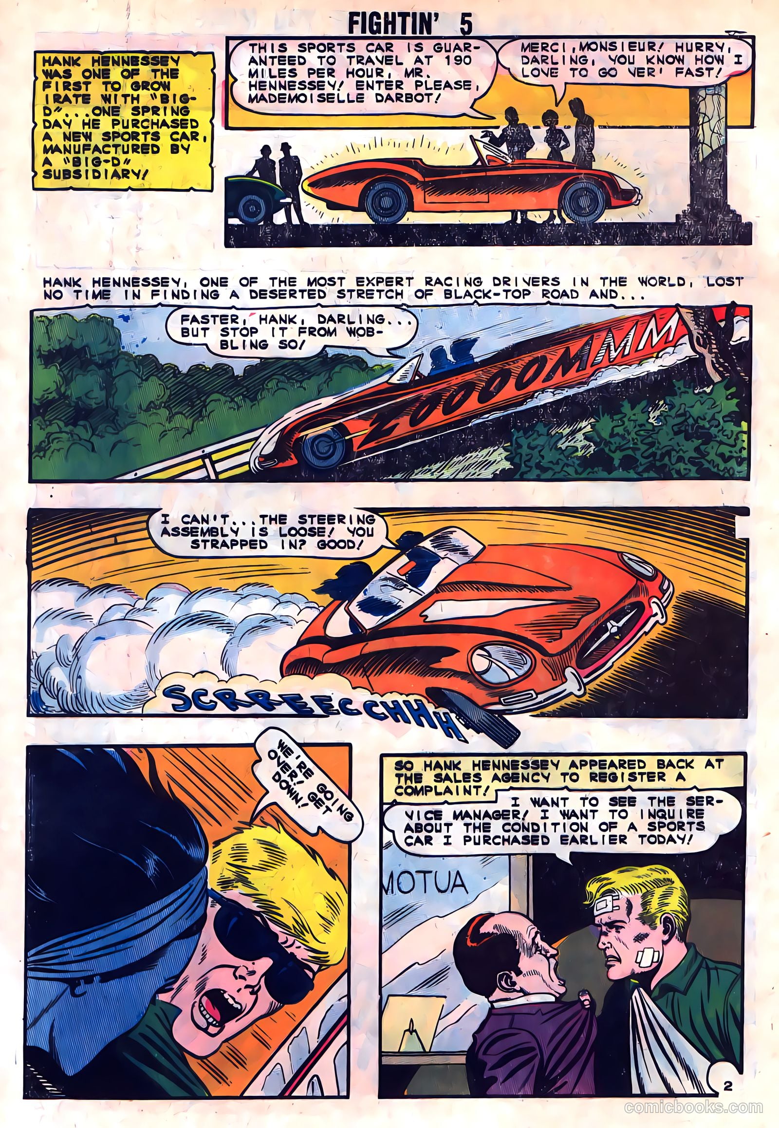 Fightin' Five #30 — page 4 of 36