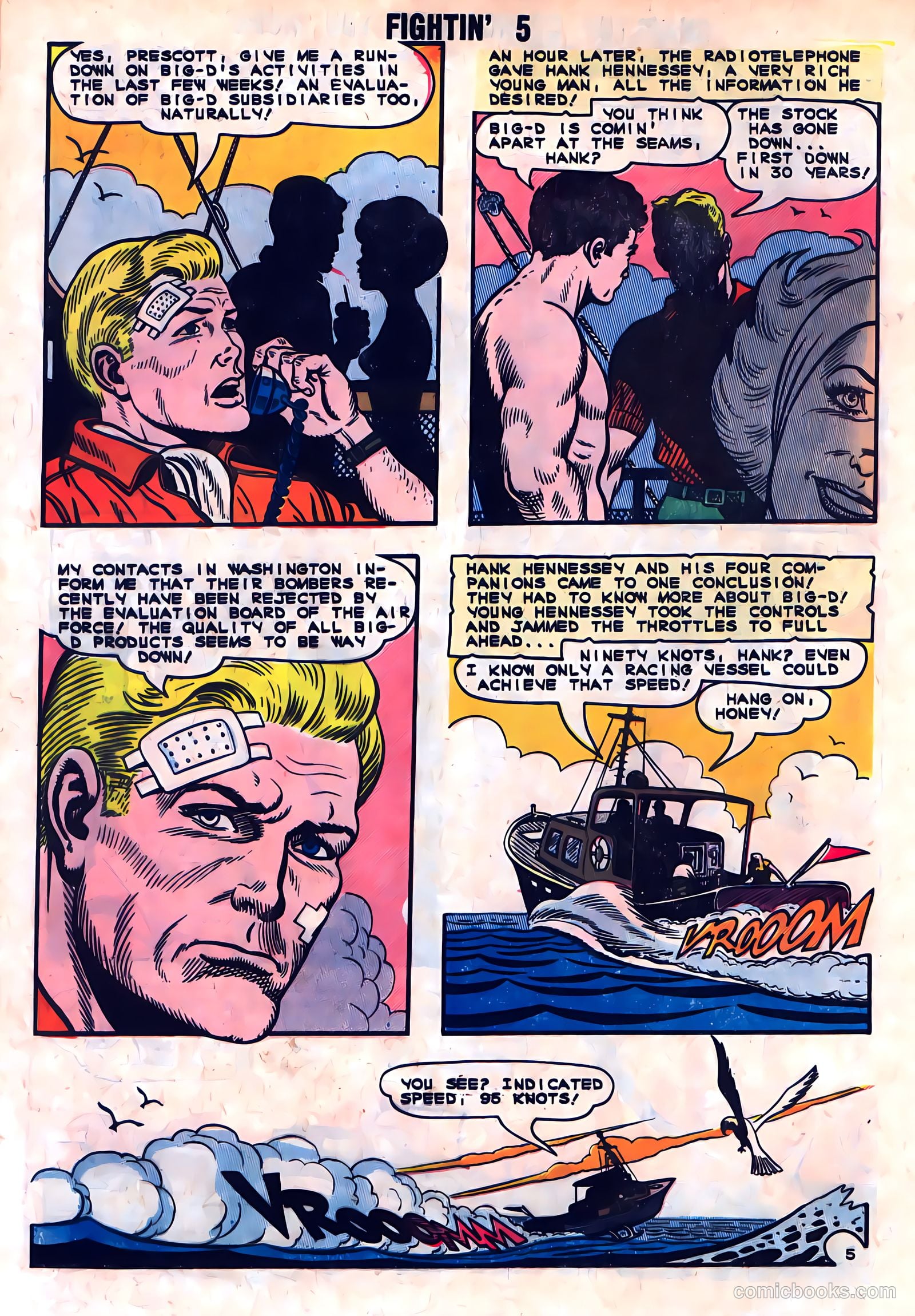 Fightin' Five #30 — page 8 of 36