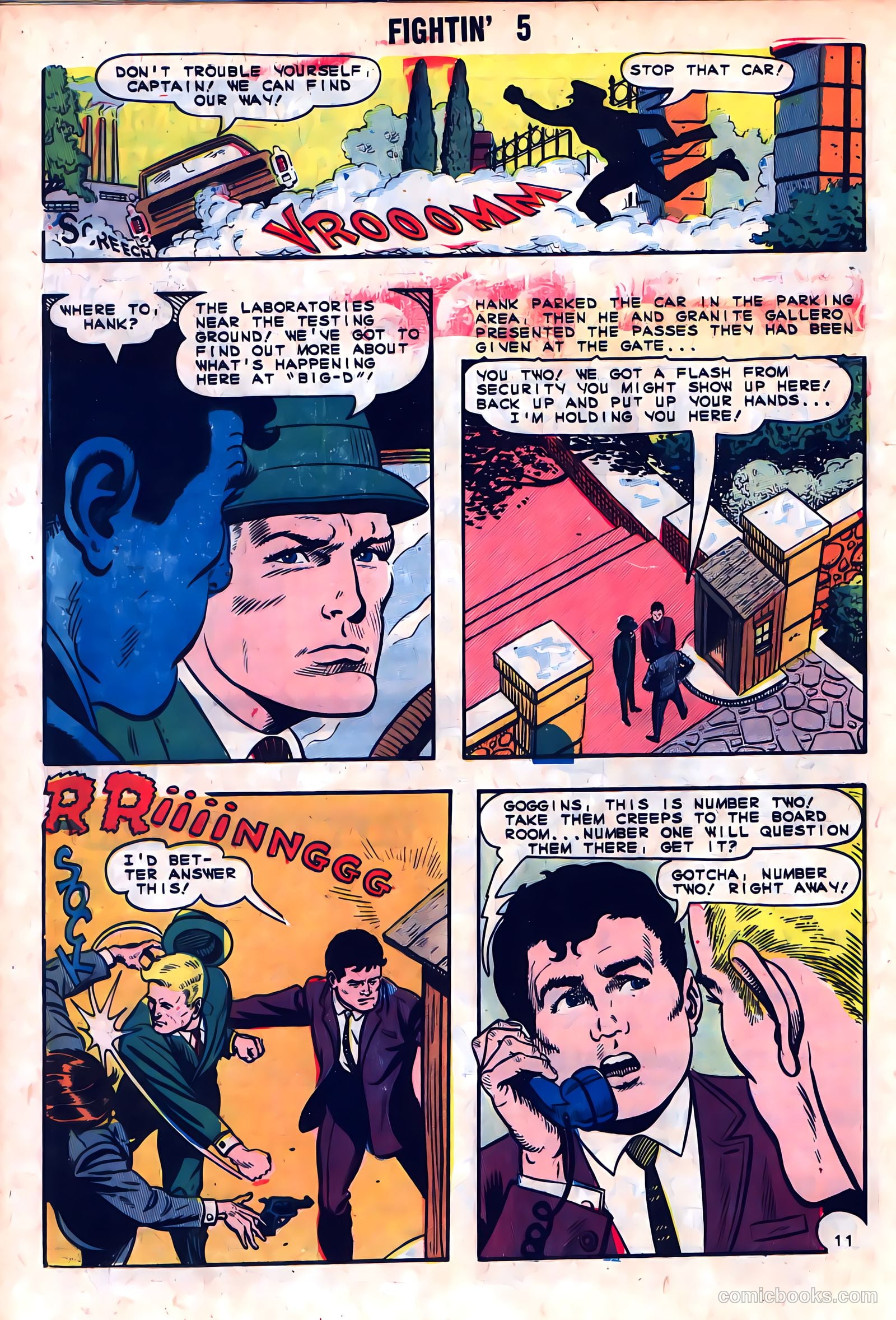 Fightin' Five #30 — page 16 of 36