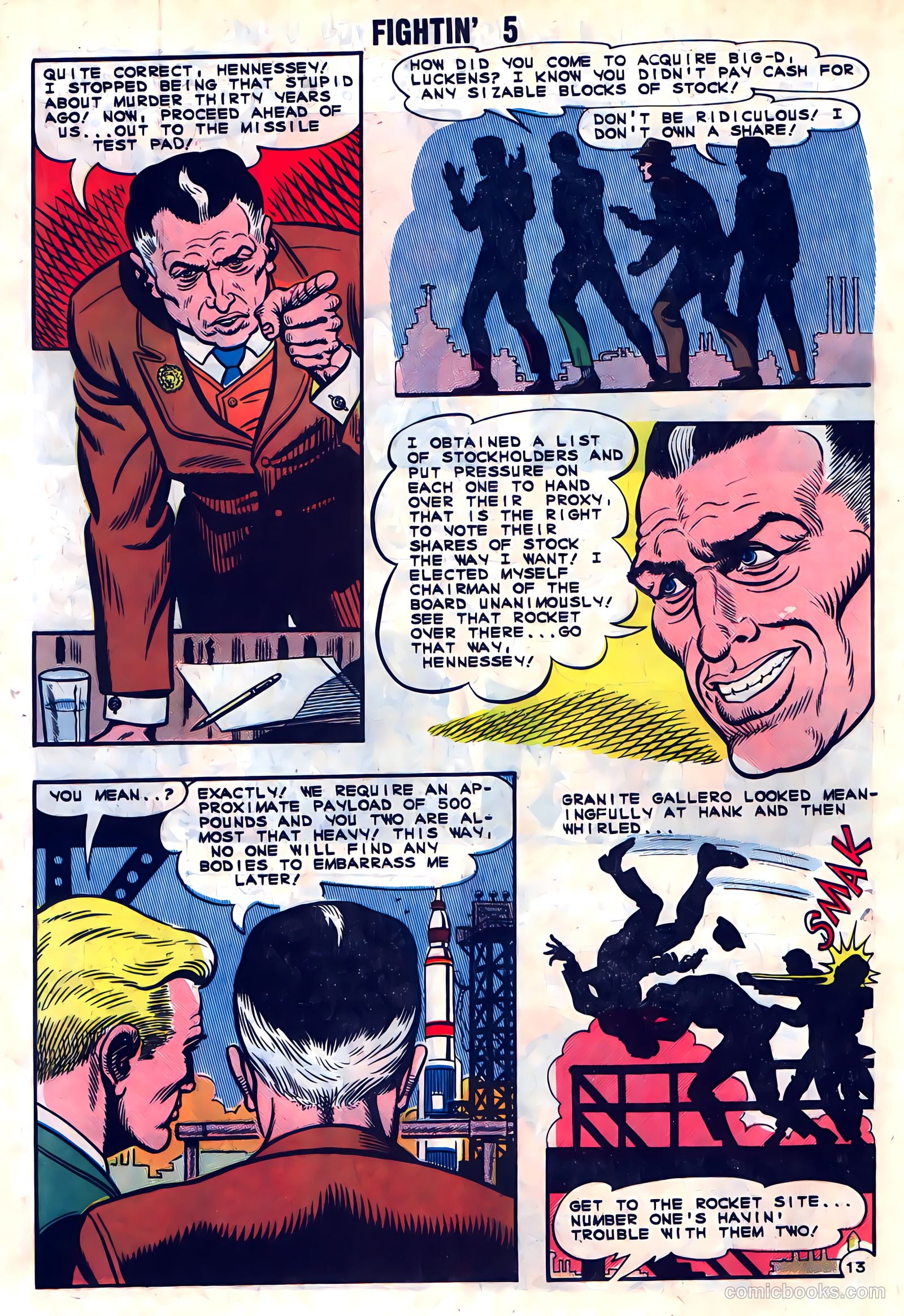 Fightin' Five #30 — page 18 of 36