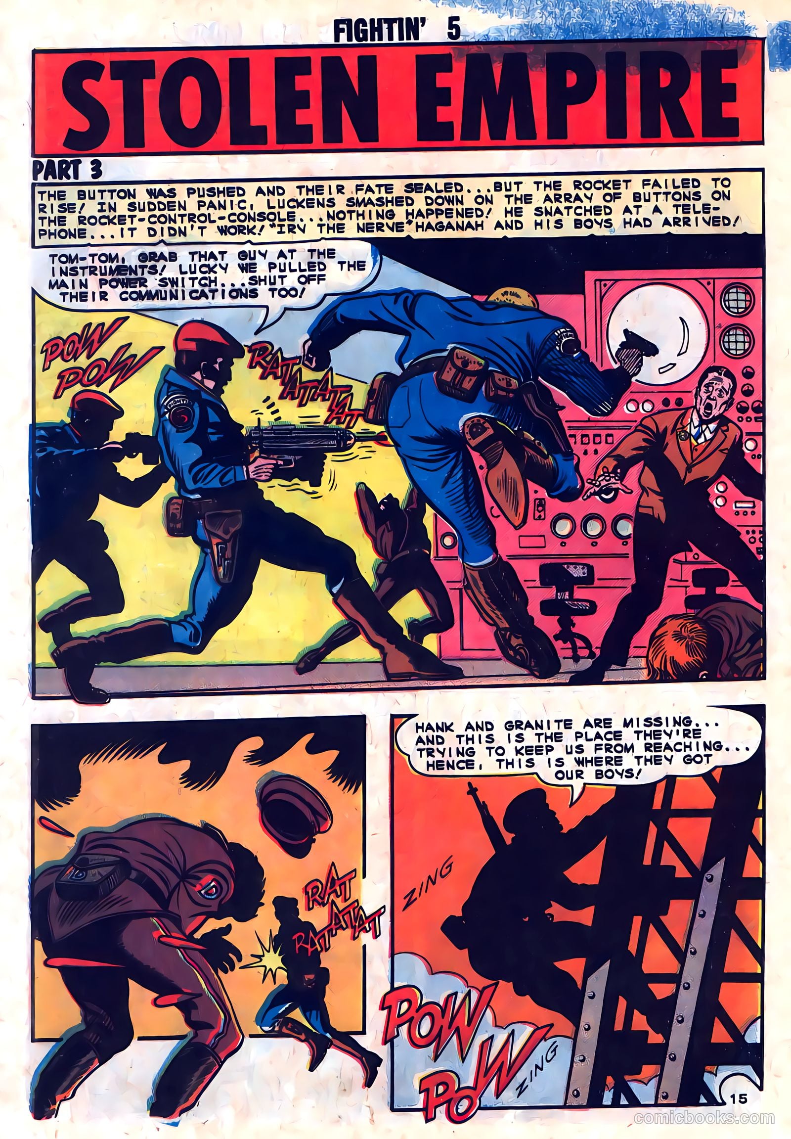 Fightin' Five #30 — page 24 of 36