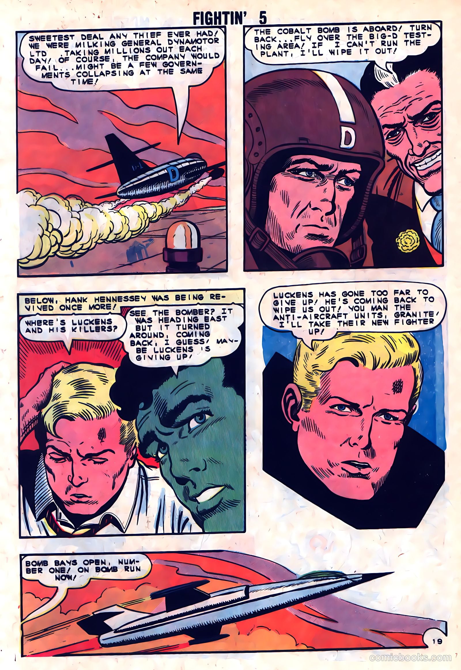 Fightin' Five #30 — page 28 of 36