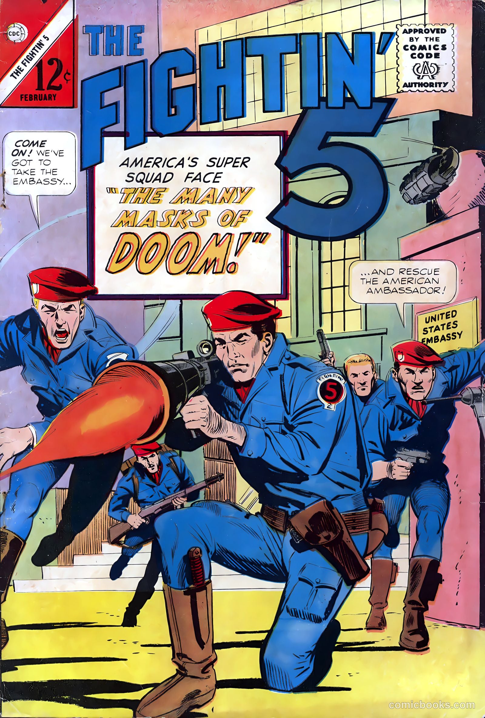 Fightin' Five #31 — page 1 of 36
