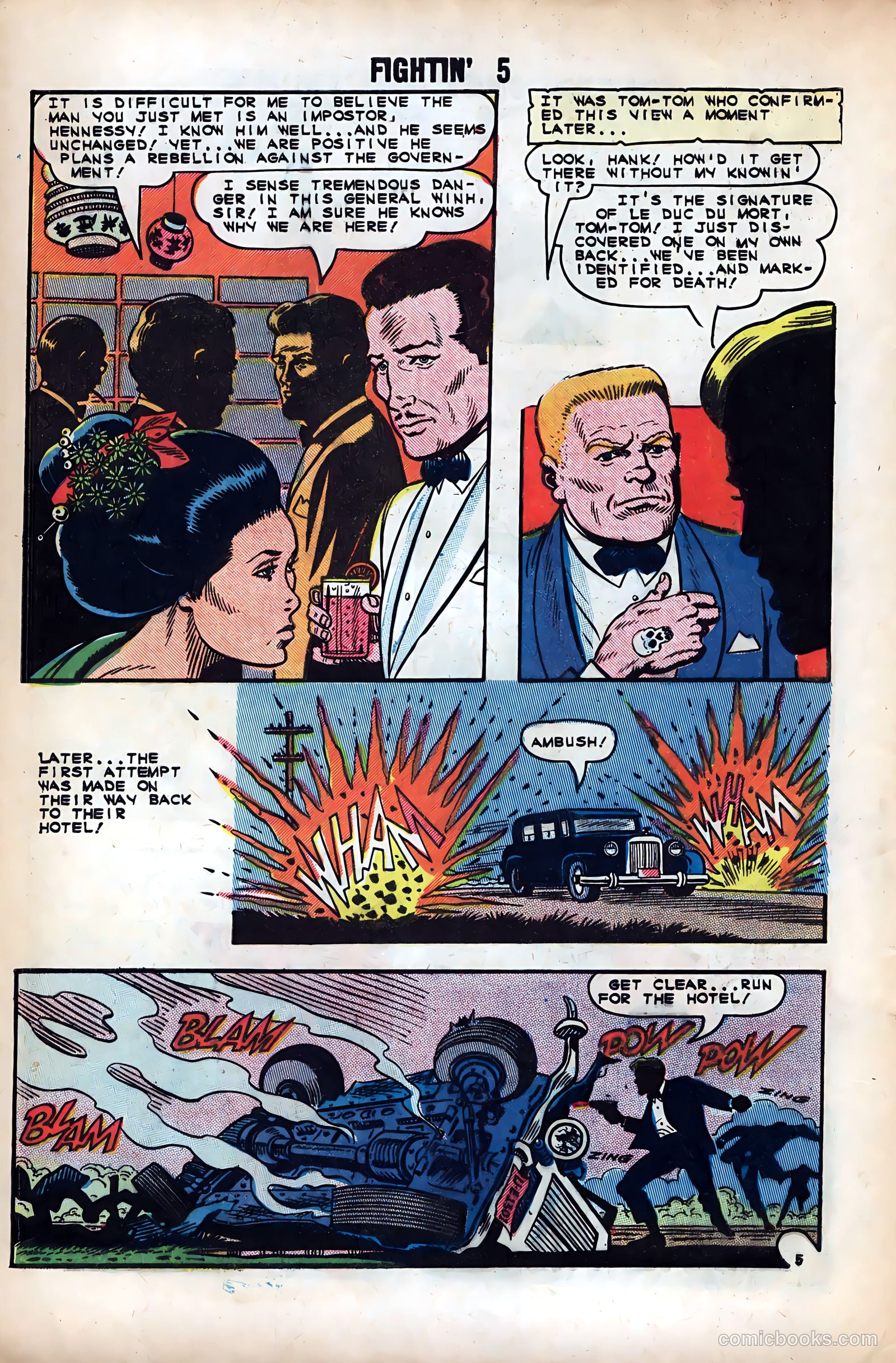 Fightin' Five #31 — page 8 of 36