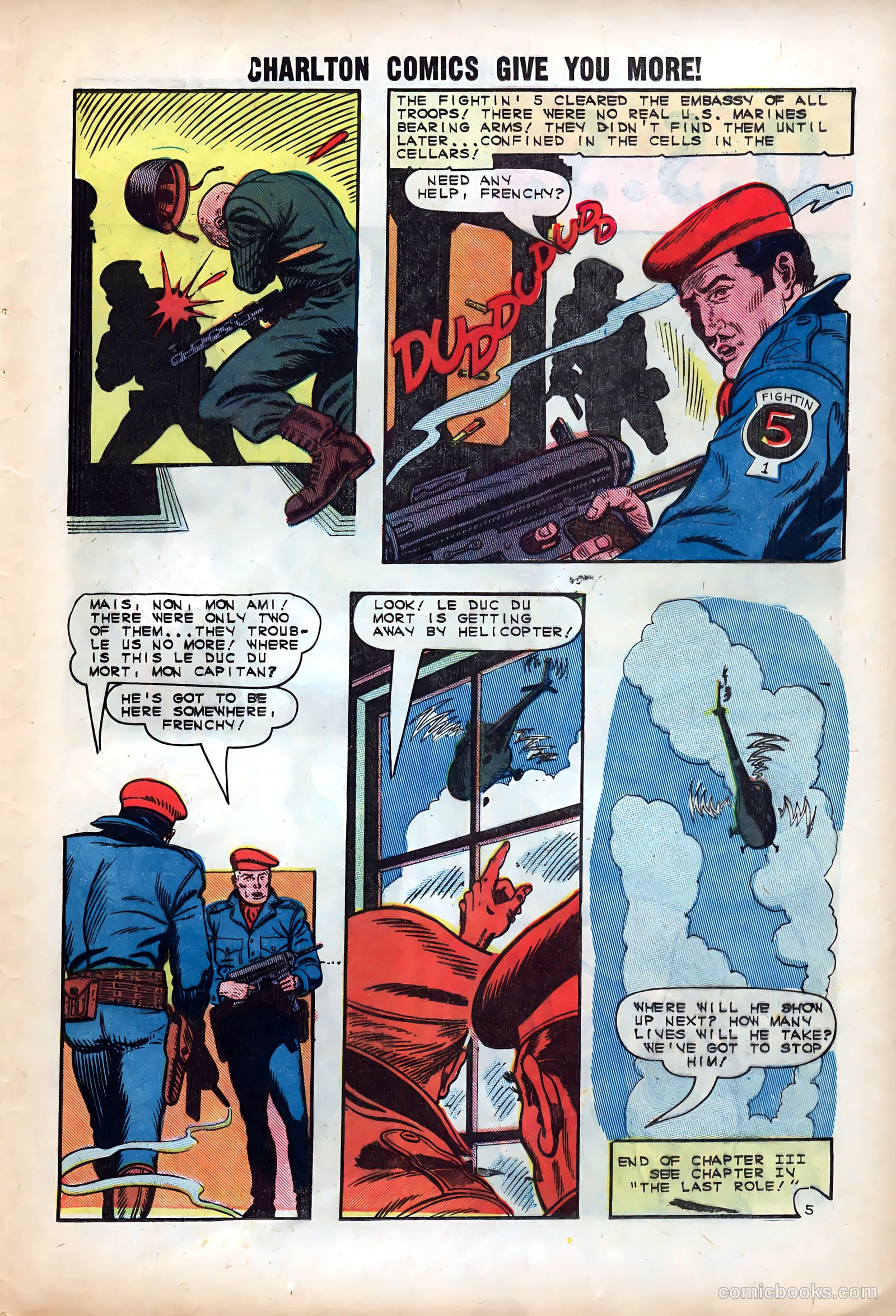 Fightin' Five #31 — page 25 of 36
