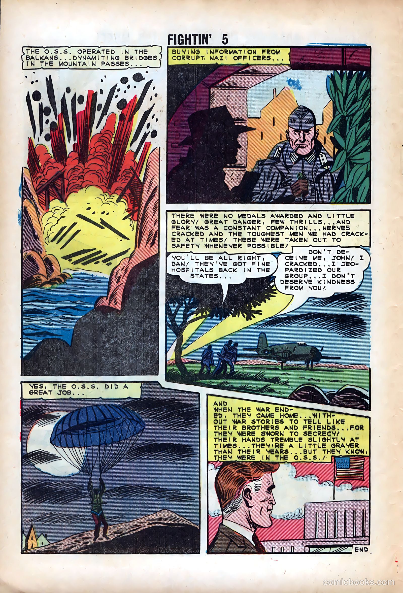 Fightin' Five #31 — page 28 of 36