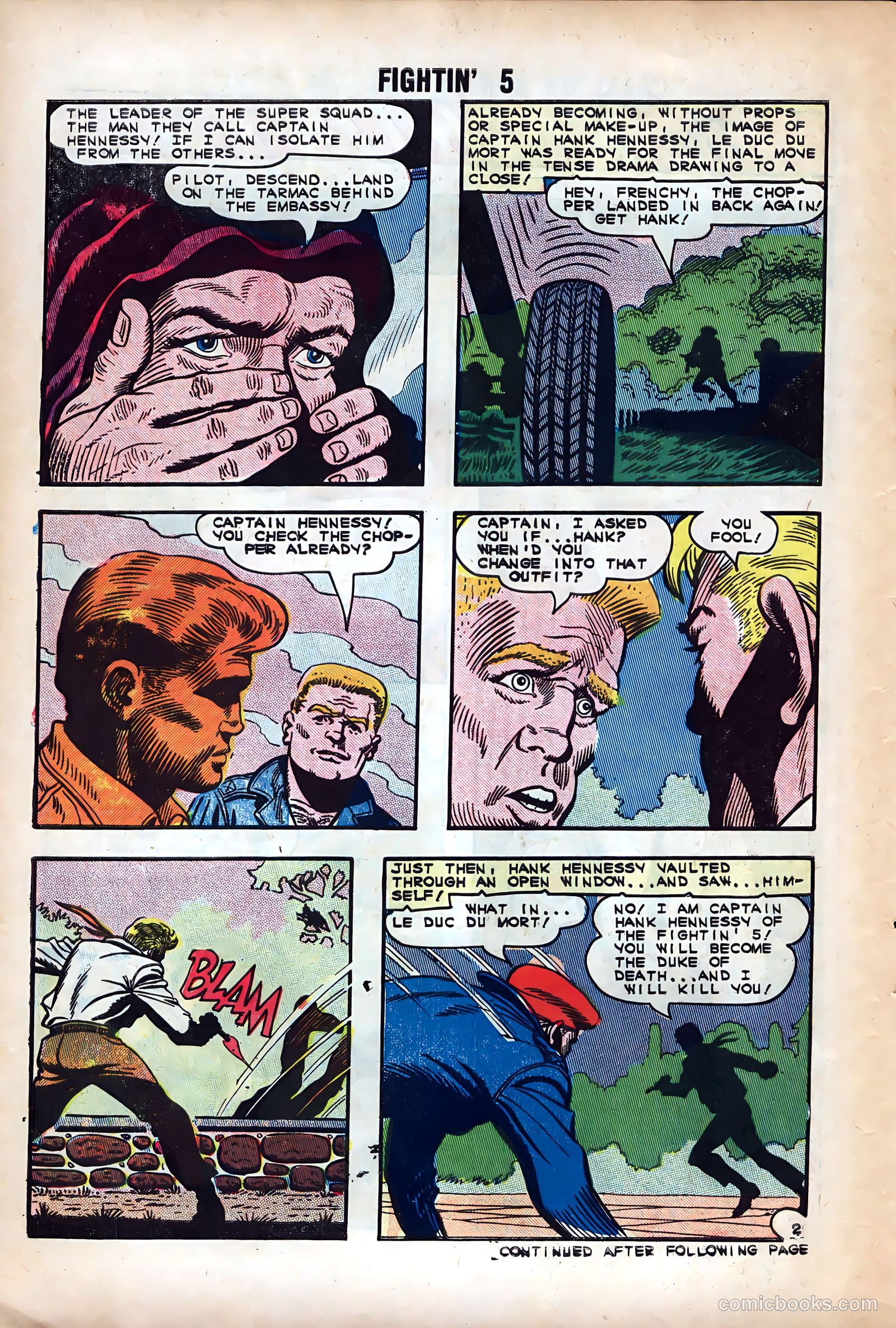 Fightin' Five #31 — page 30 of 36