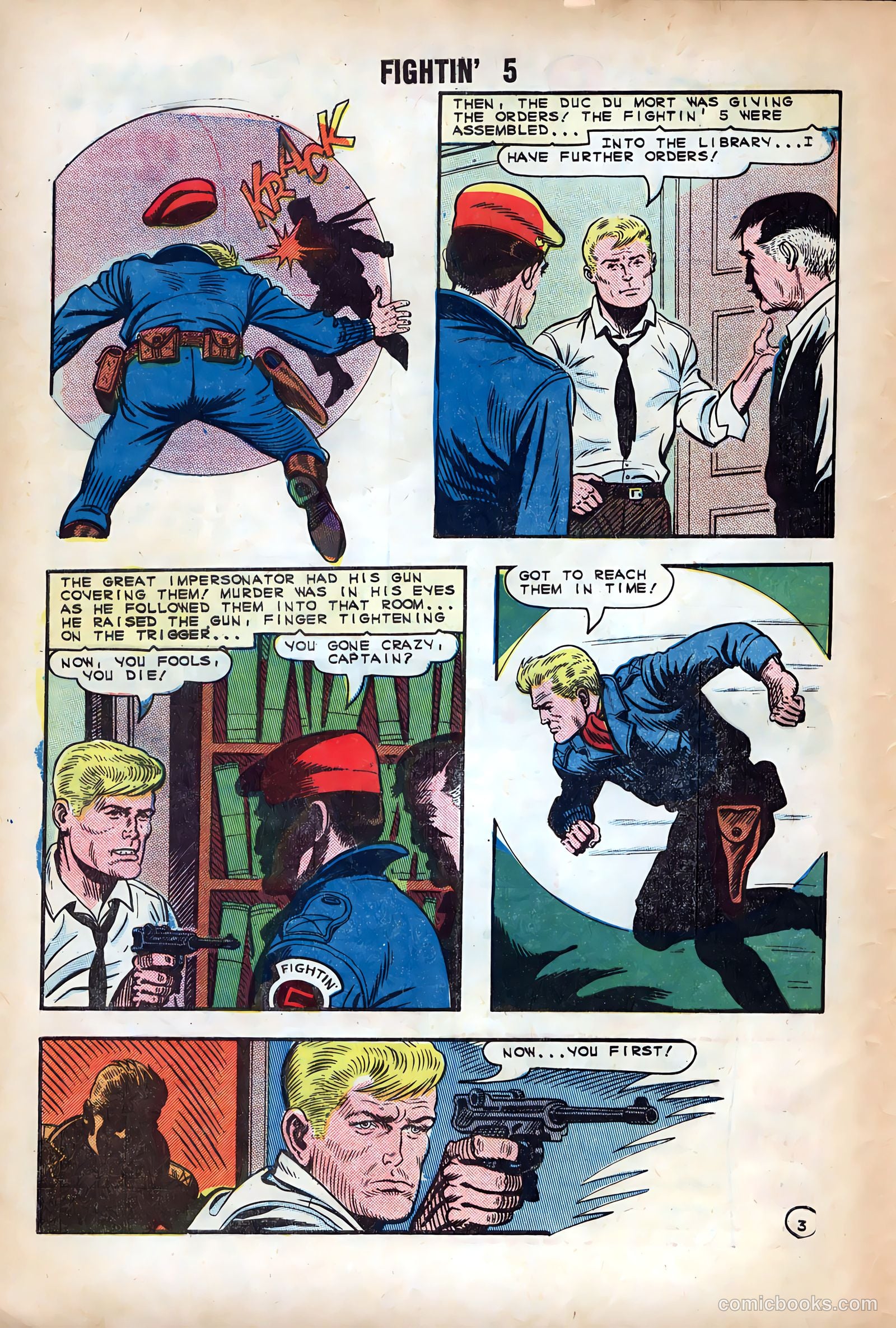 Fightin' Five #31 — page 32 of 36