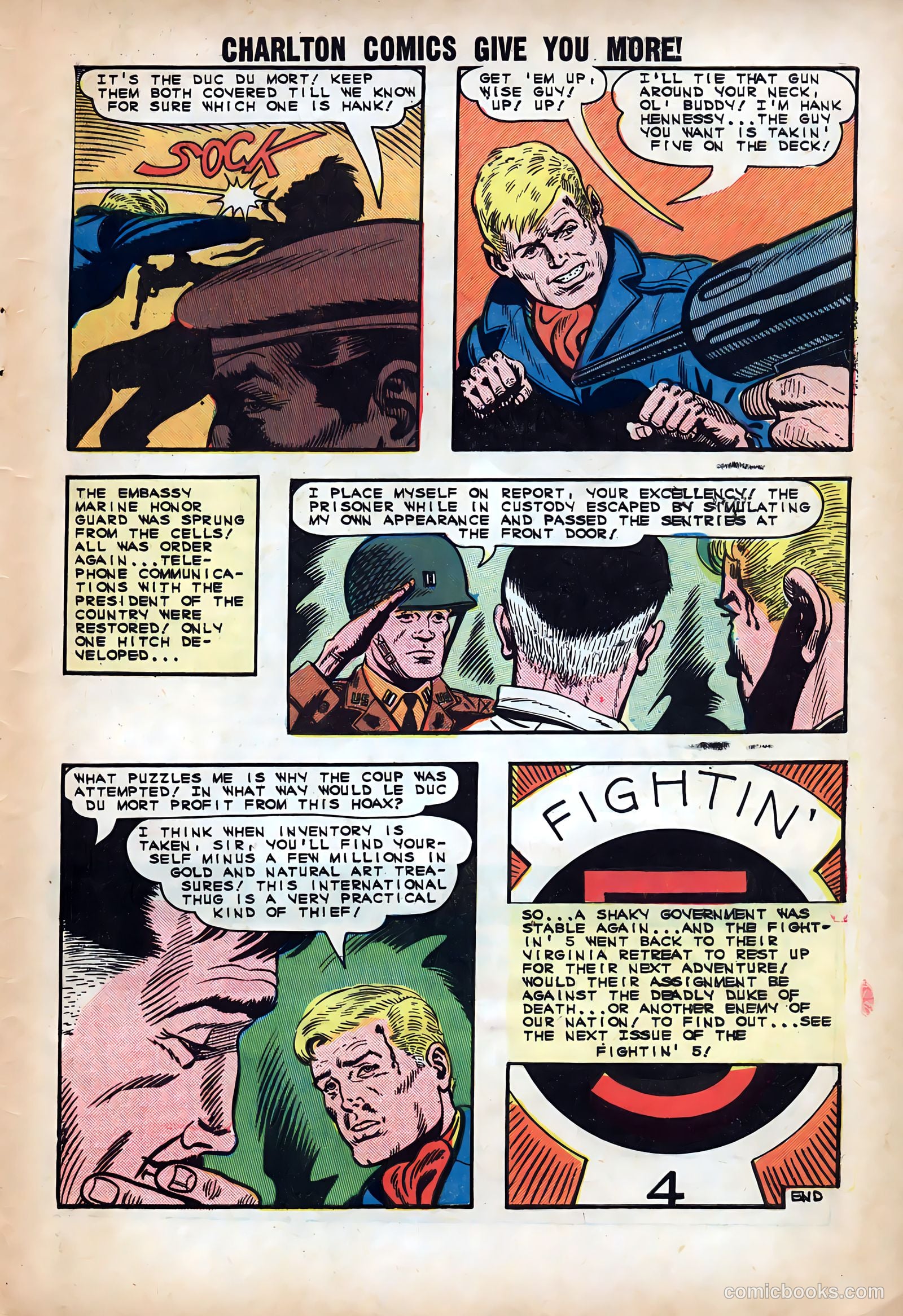 Fightin' Five #31 — page 33 of 36