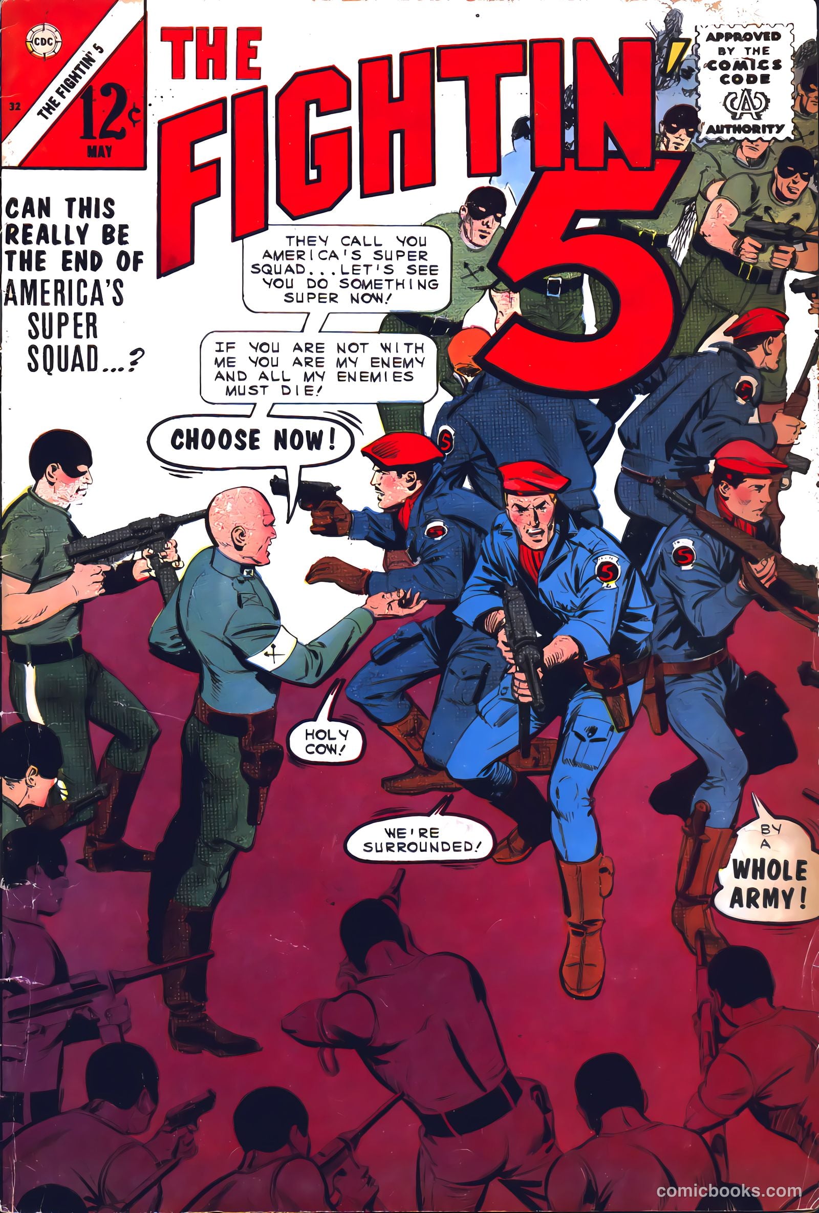 Fightin' Five #32 — page 1 of 36