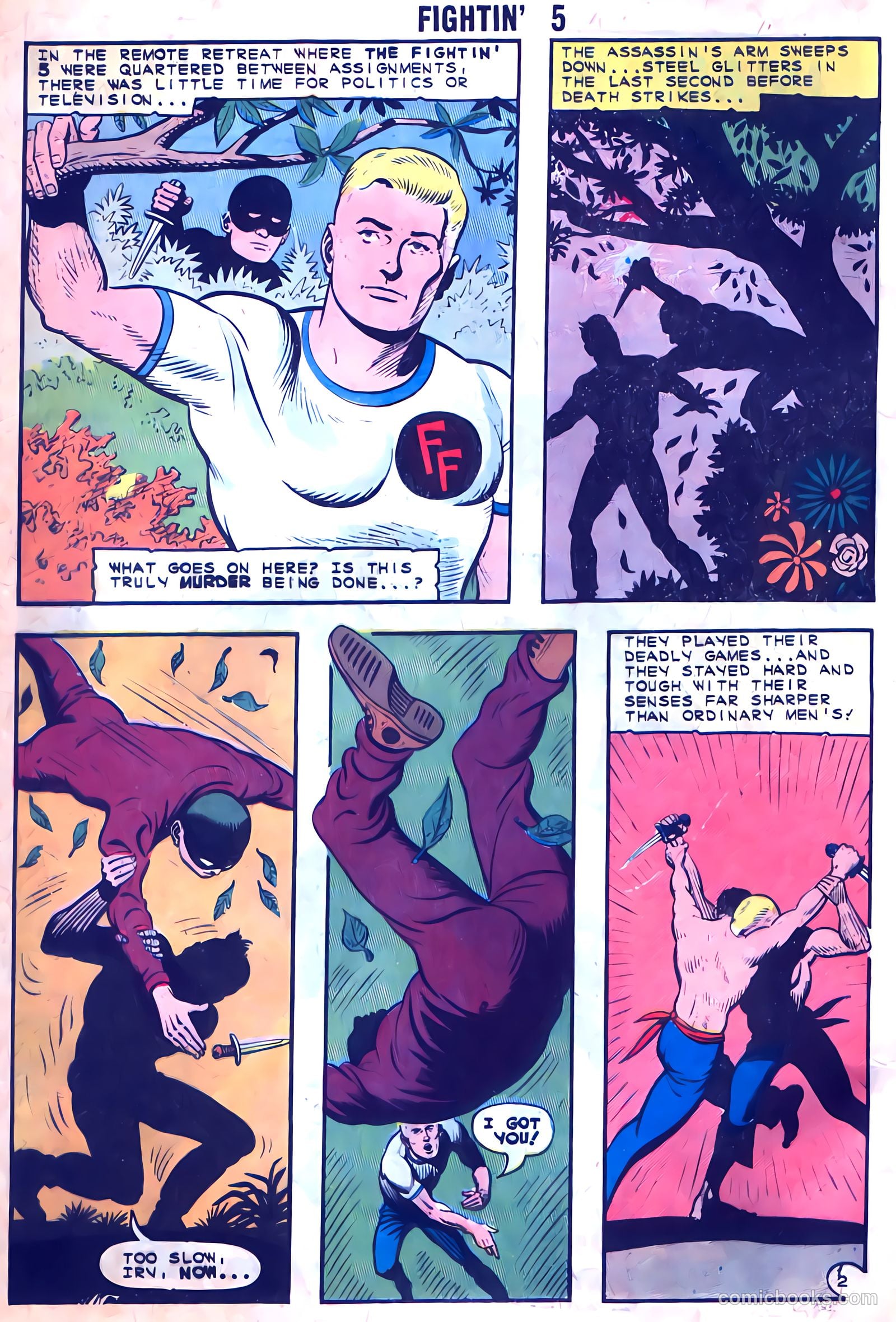 Fightin' Five #32 — page 4 of 36