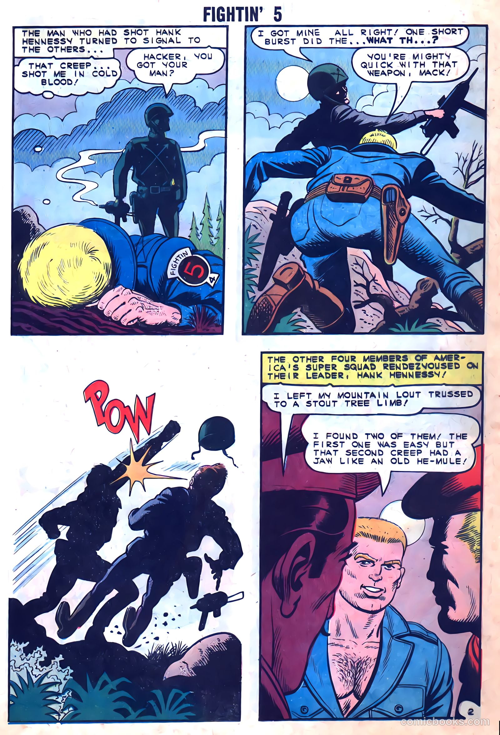 Fightin' Five #32 — page 17 of 36