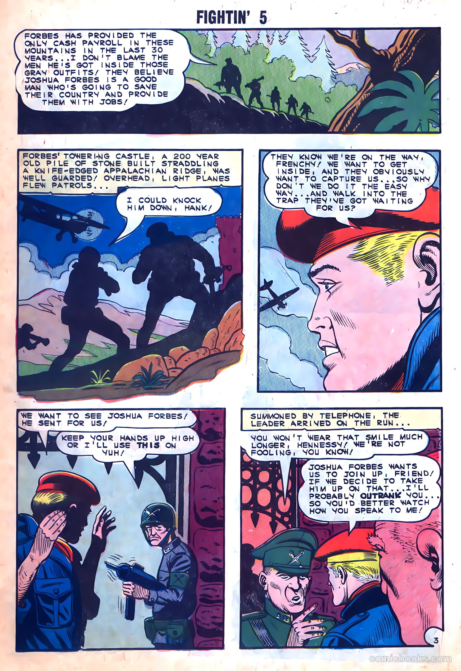Fightin' Five #32 — page 18 of 36