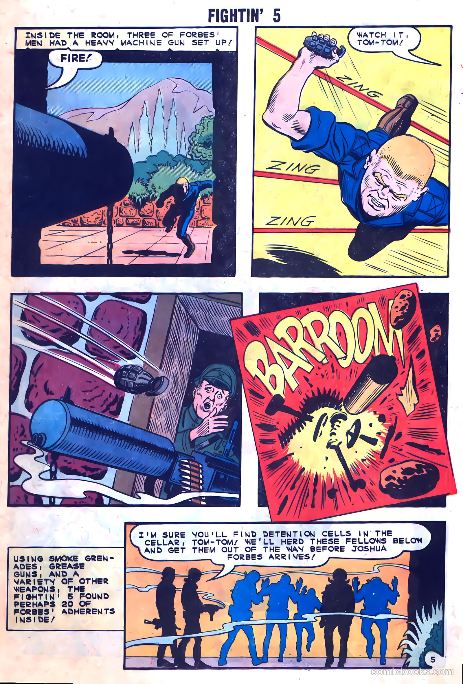Fightin' Five #32 — page 20 of 36