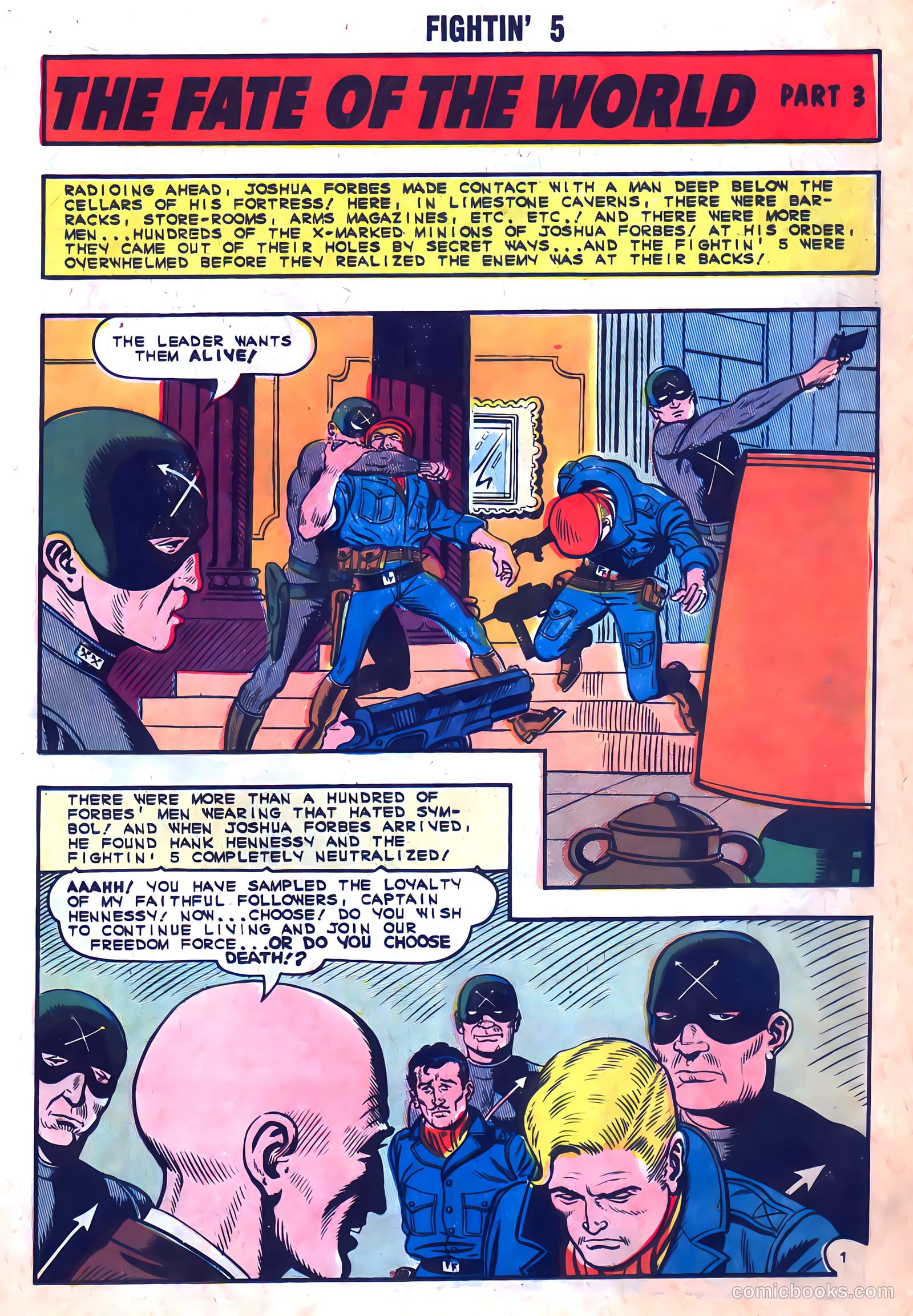 Fightin' Five #32 — page 23 of 36