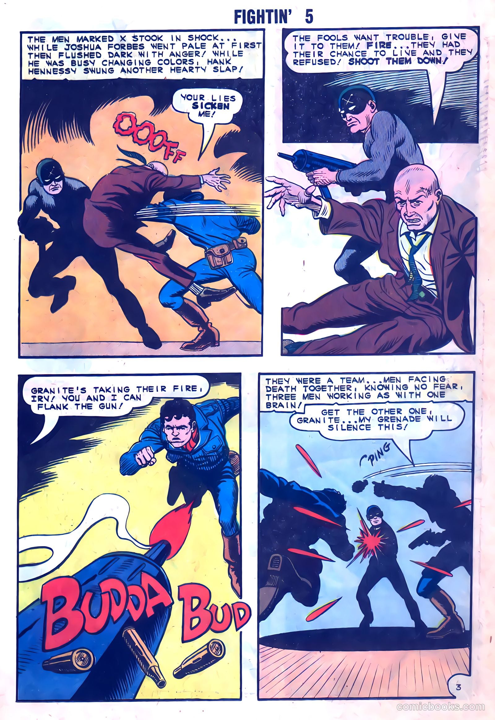 Fightin' Five #32 — page 25 of 36